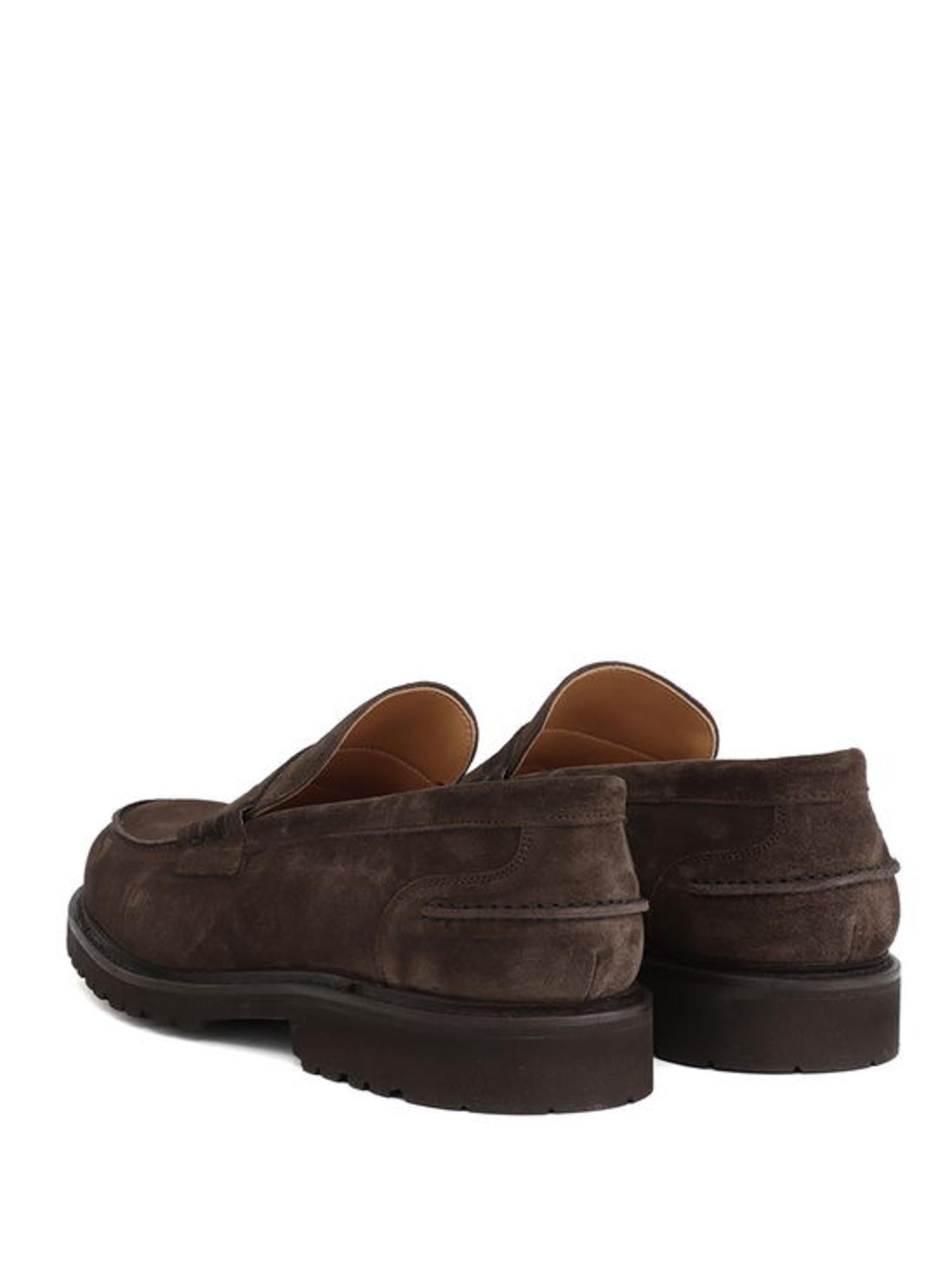 Mocassino uomo in pelle scamosciata