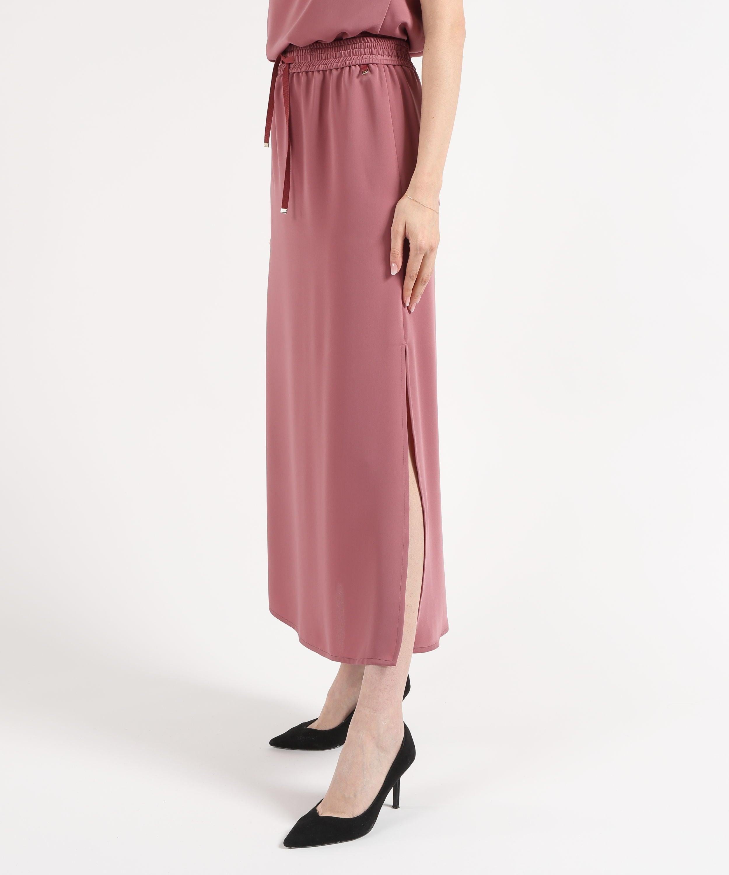 HERNO Gonna midi in raso<BR/> GN000024D12875S 4173 HERNO