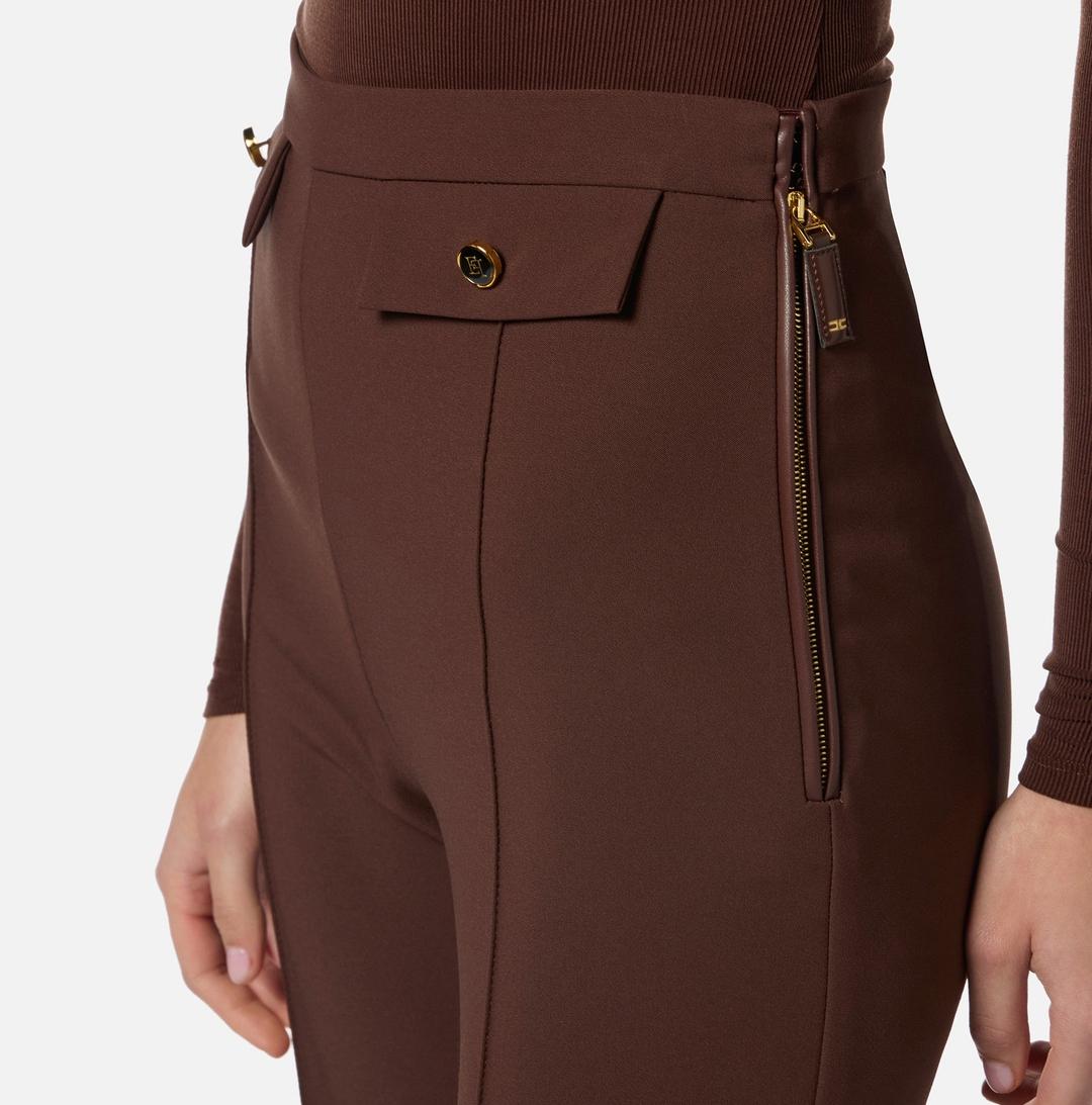 Pantaloni in doppio crêpe PA12156E2 EA3 ELISABETTA FRANCHI
