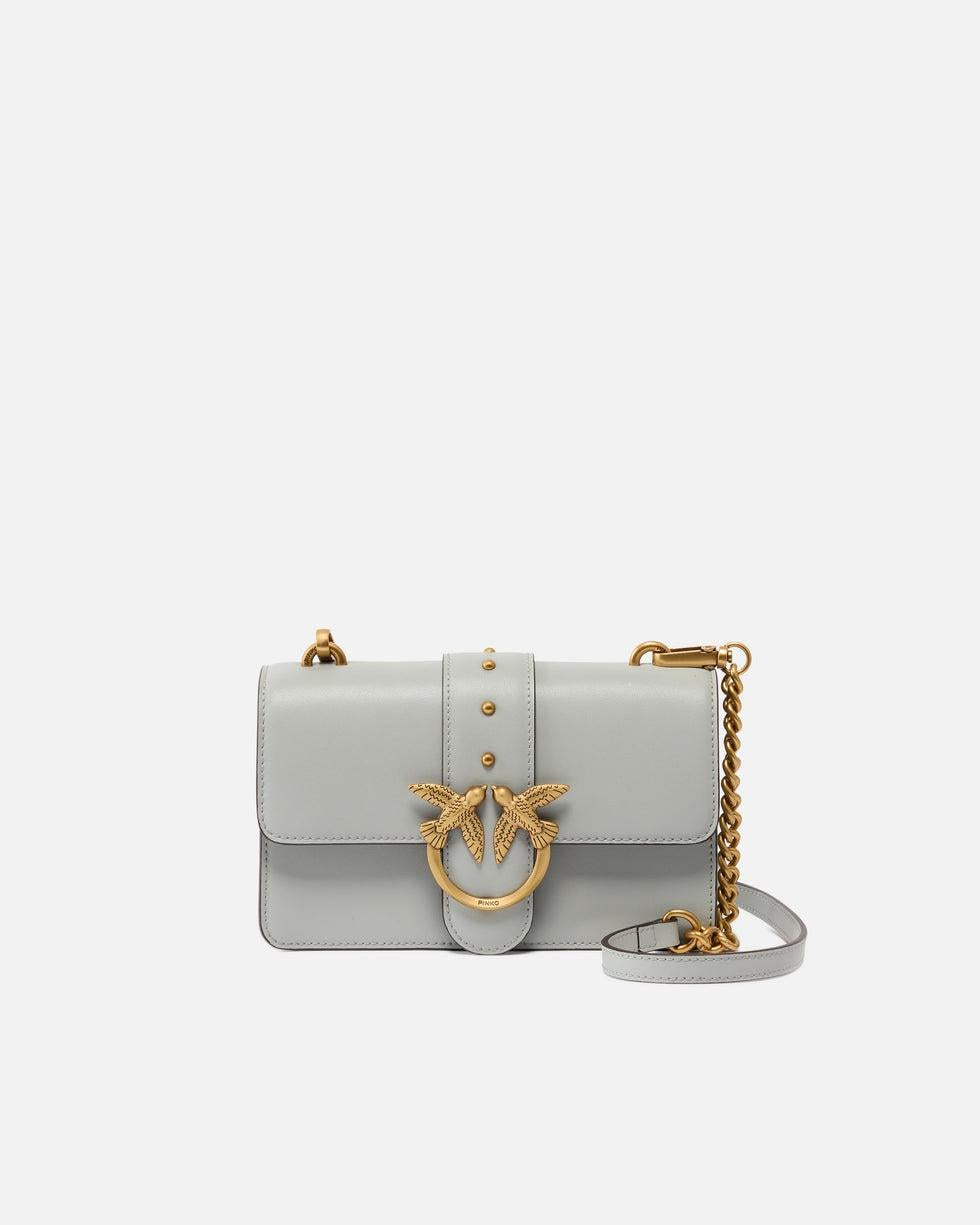 Borsa a tracolla piccola Love Bag One in pelle<BR/> 105856A0F1 K32Q PINKO