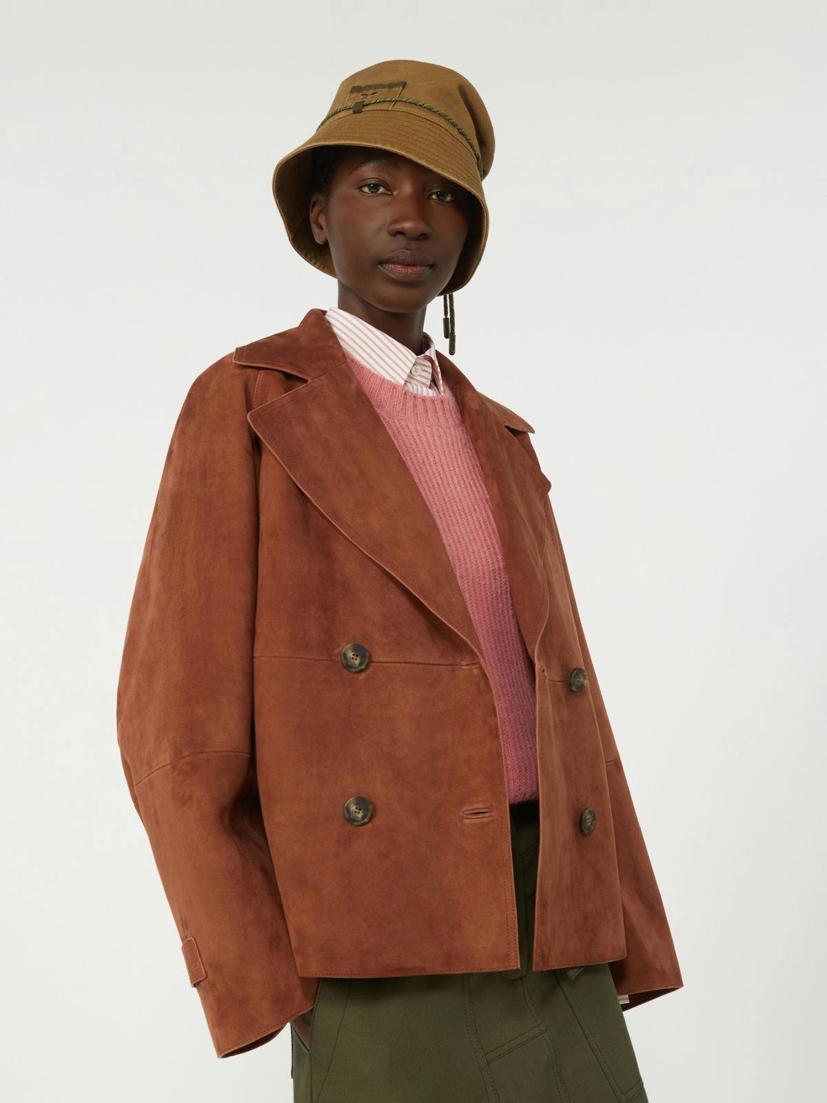 WKDSOSPIRO<BR/>Giacca doppiopetto in suede WKDSOSPIRO 003 WEEKEND