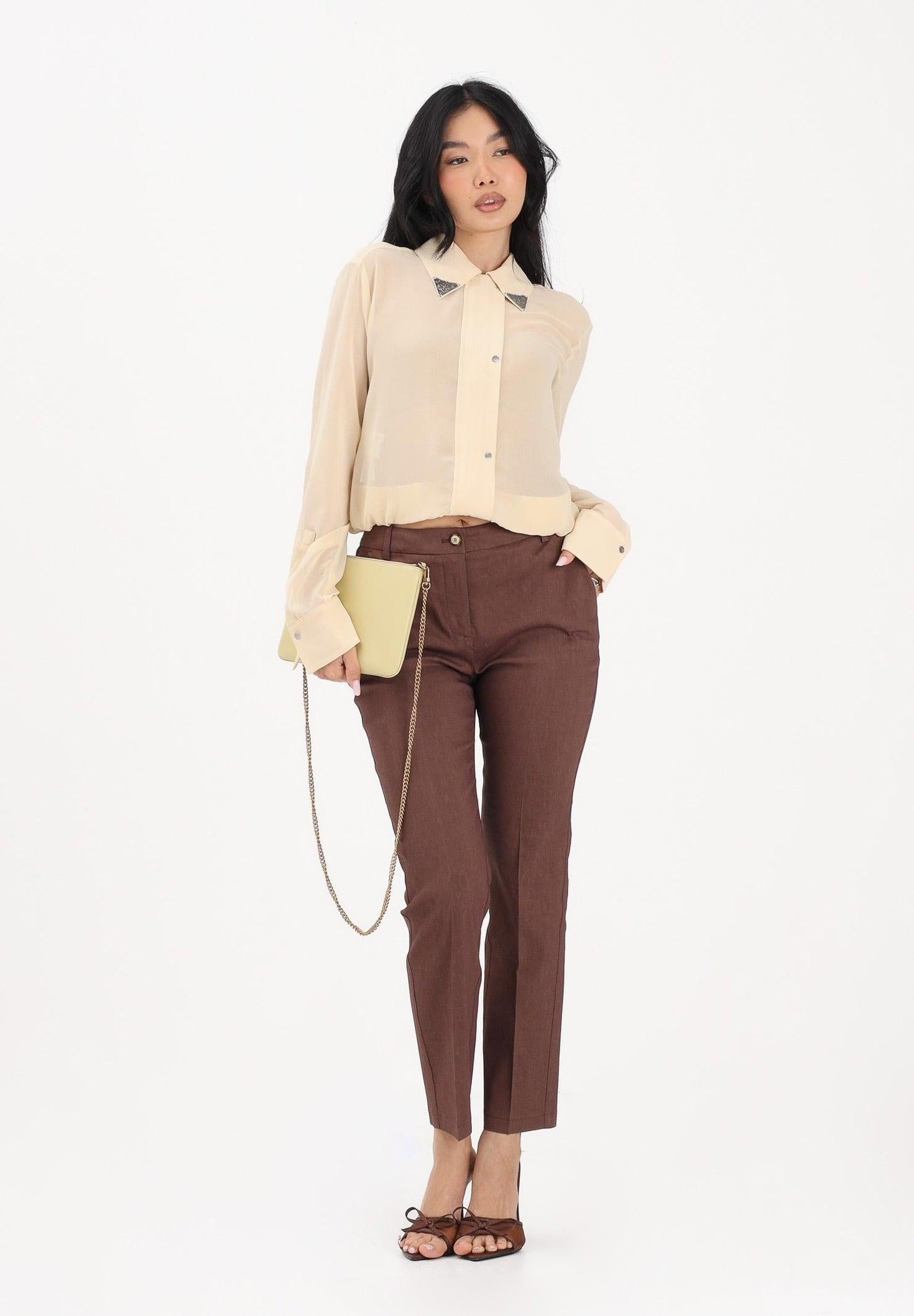 PINKO Pantalone elegante marrone da donna<BR/> 100155A34I L78 PINKO