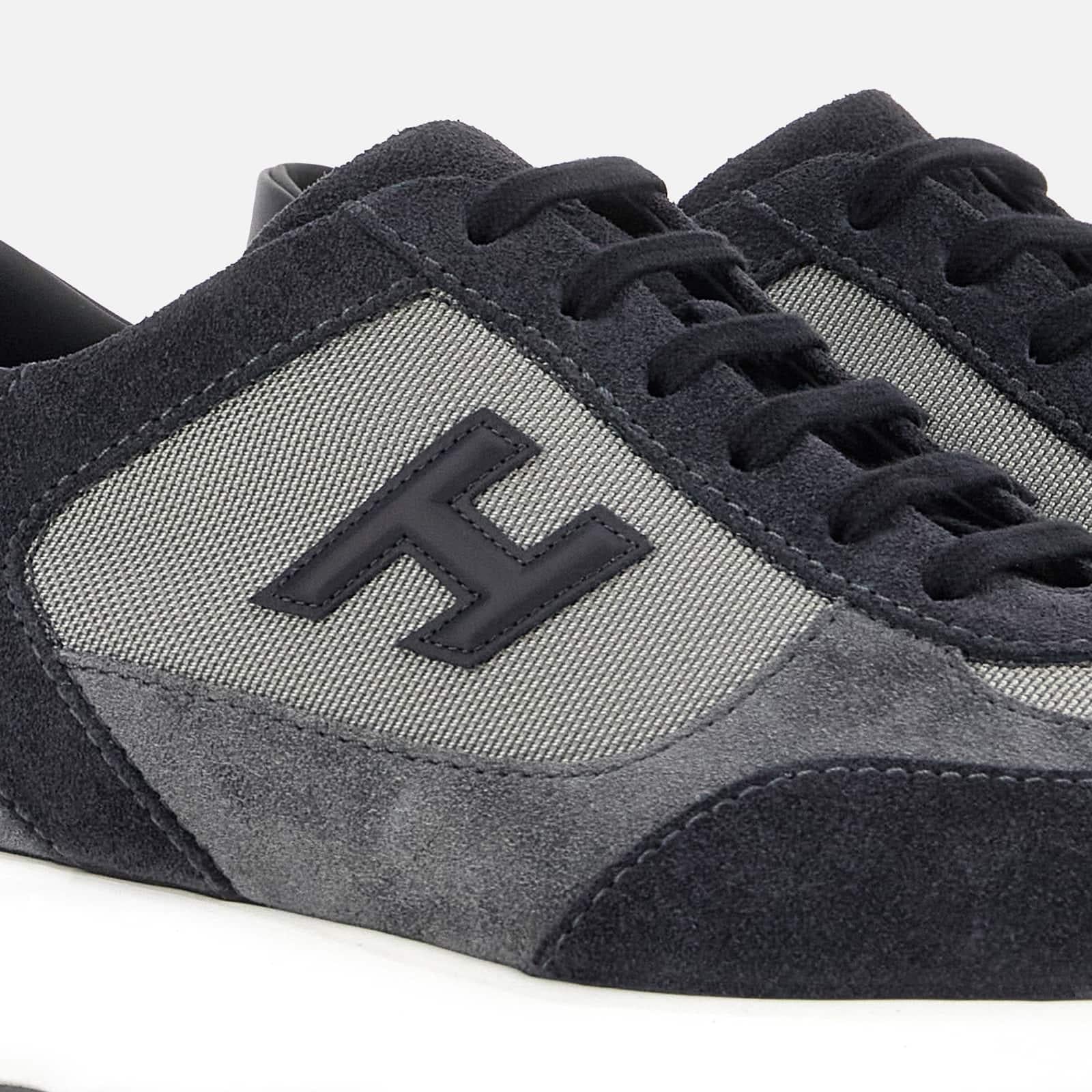 Sneakers Hogan Interactive<BR/>Blu Grigio HXM00N0I980UGO 418W HOGAN