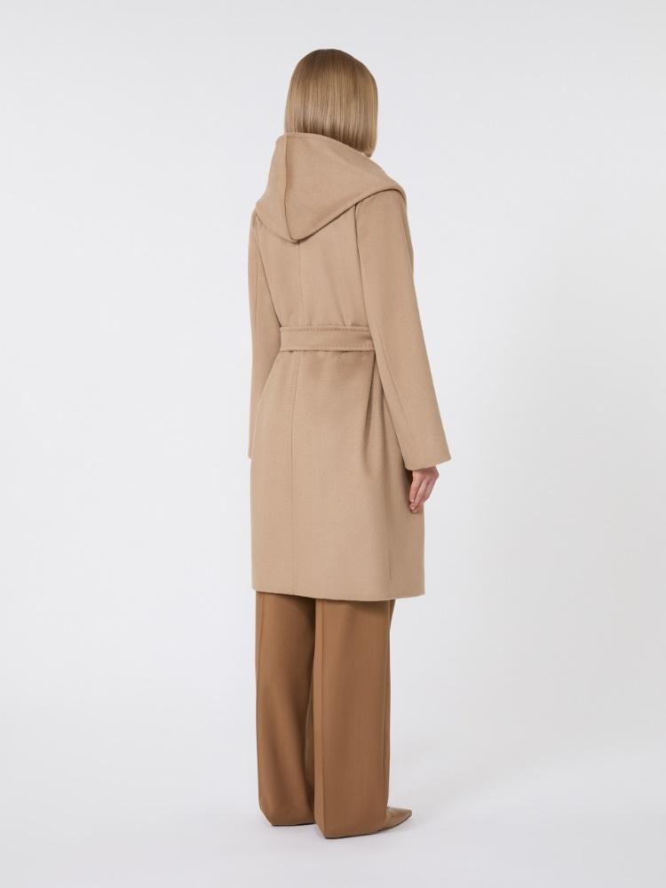Cappotto con cappuccio in lana NEWMANG 006 MAX MARA STUDIO