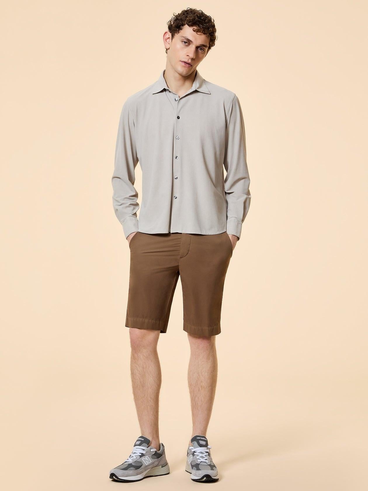 Techno Wash Piquè Shirt<BR/> 26256 85 RRD