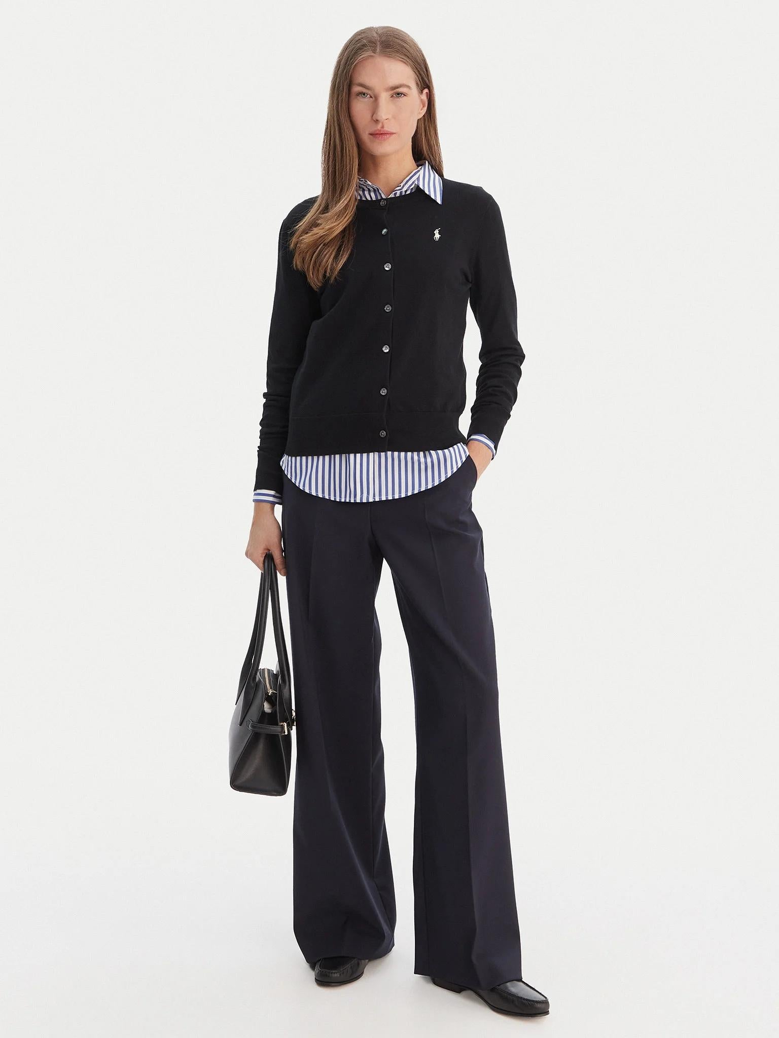 Cardigan donna in misto cotone 211971871 005 RALPH LAUREN
