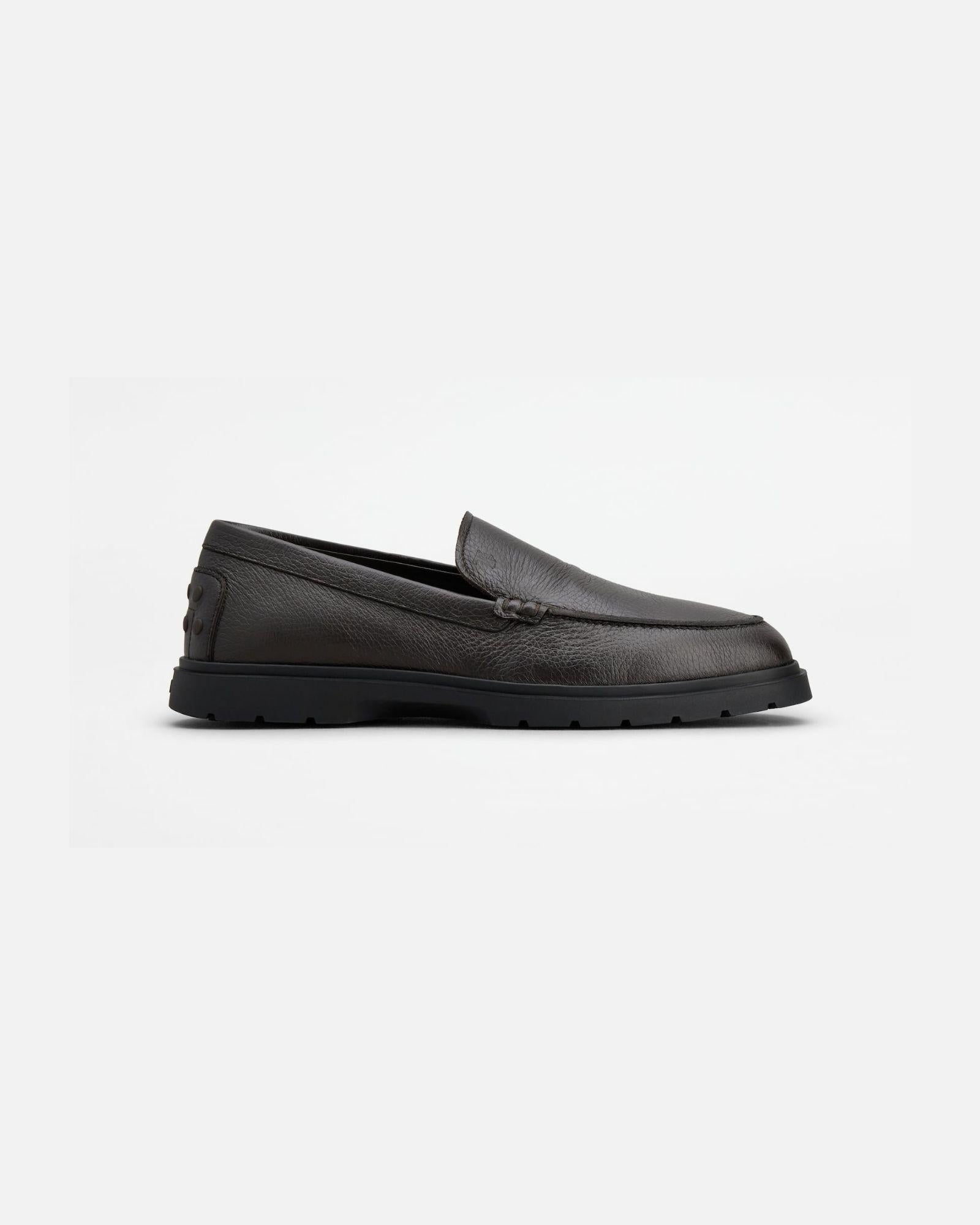 Mocassino Pantofola in Pelle<BR/> XXM59K00040S5N S800 TOD'S