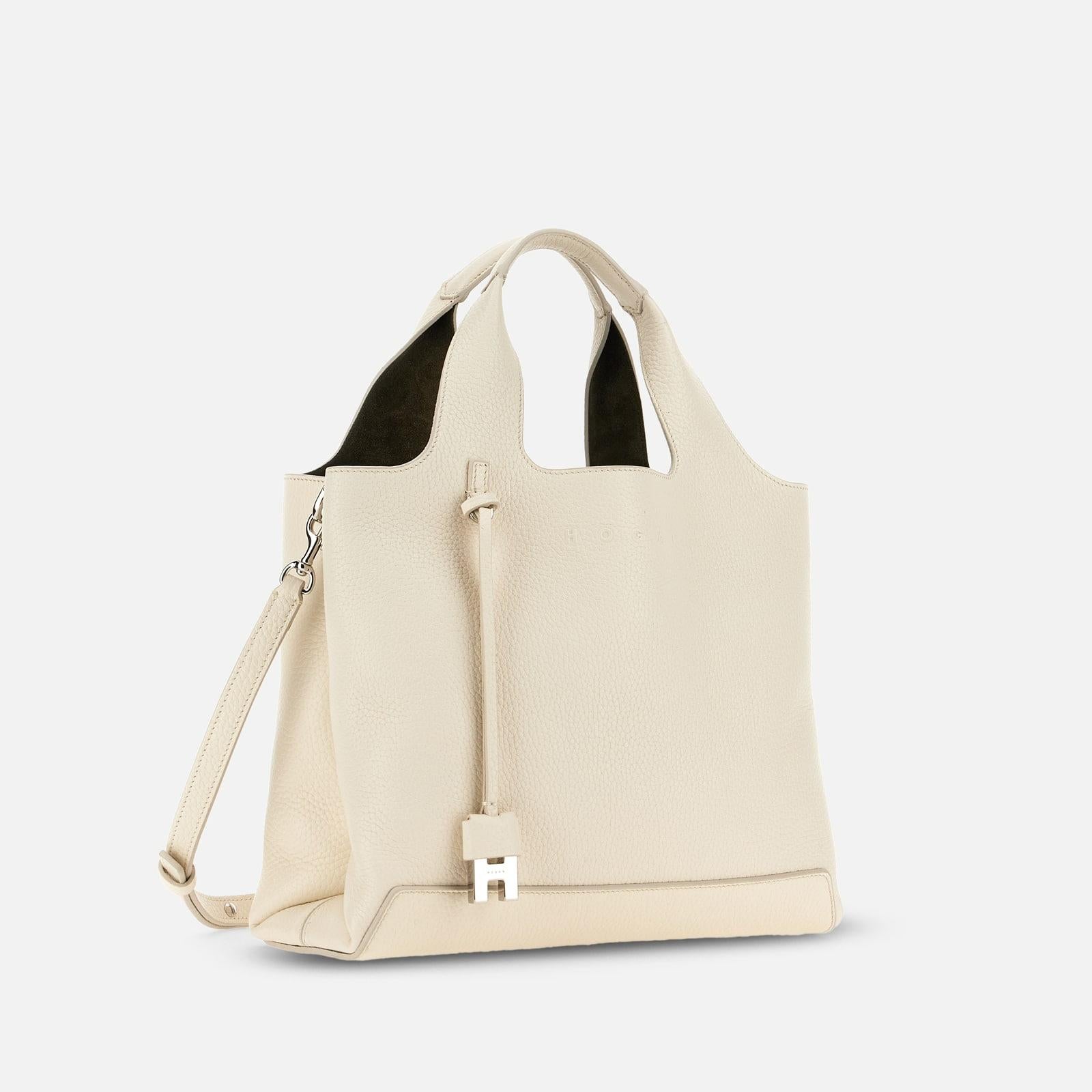 Shopping Bag<BR/>Avorio KBW01RA0200TH1 B013 HOGAN