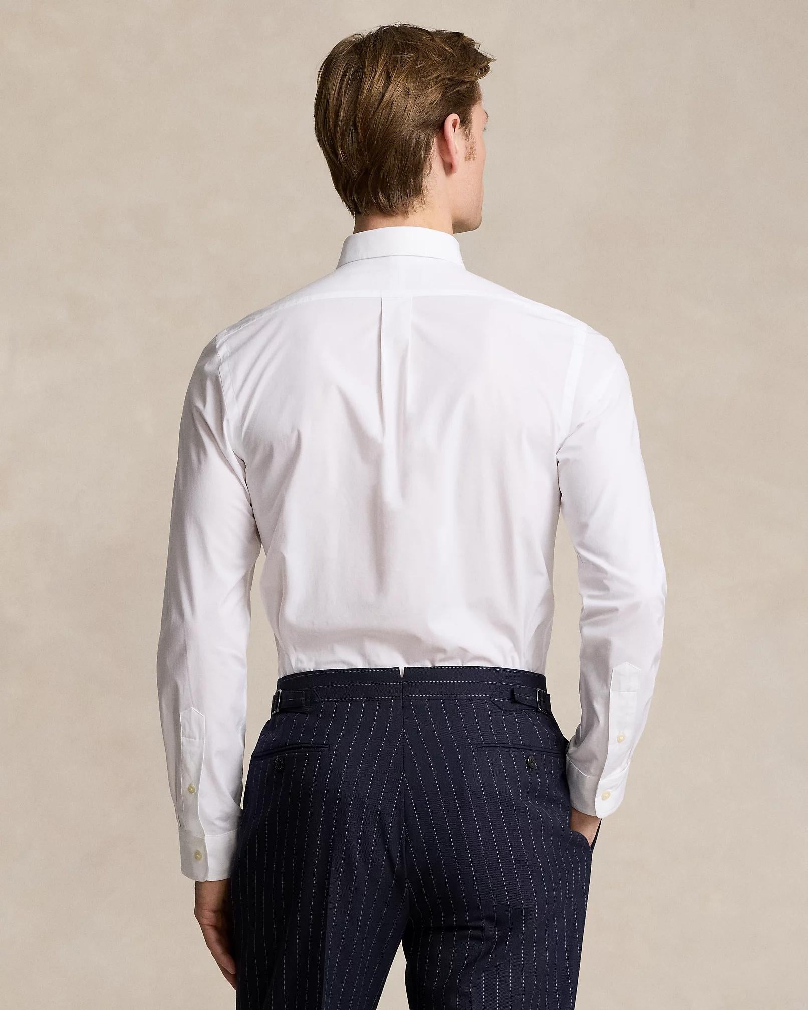 Camicia uomo in cotone elasticizzato 710928254 002 RALPH LAUREN