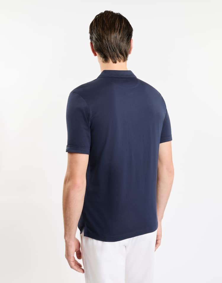 Polo in Jersey Mélange<BR/> NPMB2501340UCX U806 FAY
