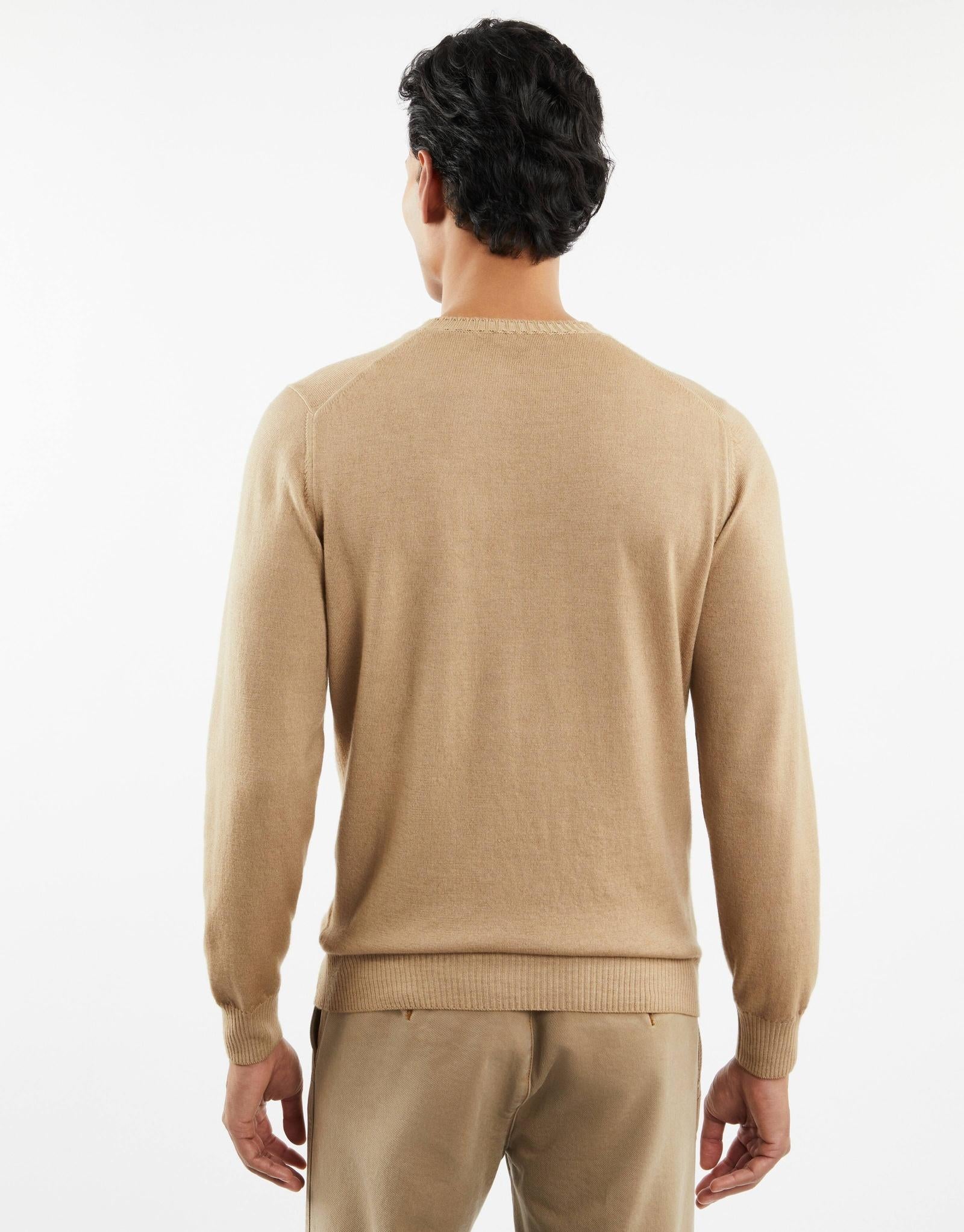 Maglia uomo in pura lana collo a giro NMMC149249TCQ RC807 FAY