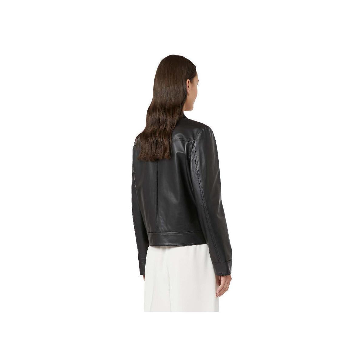 Giacca Nepet In Pelle nera NEPET 003 MAX MARA STUDIO