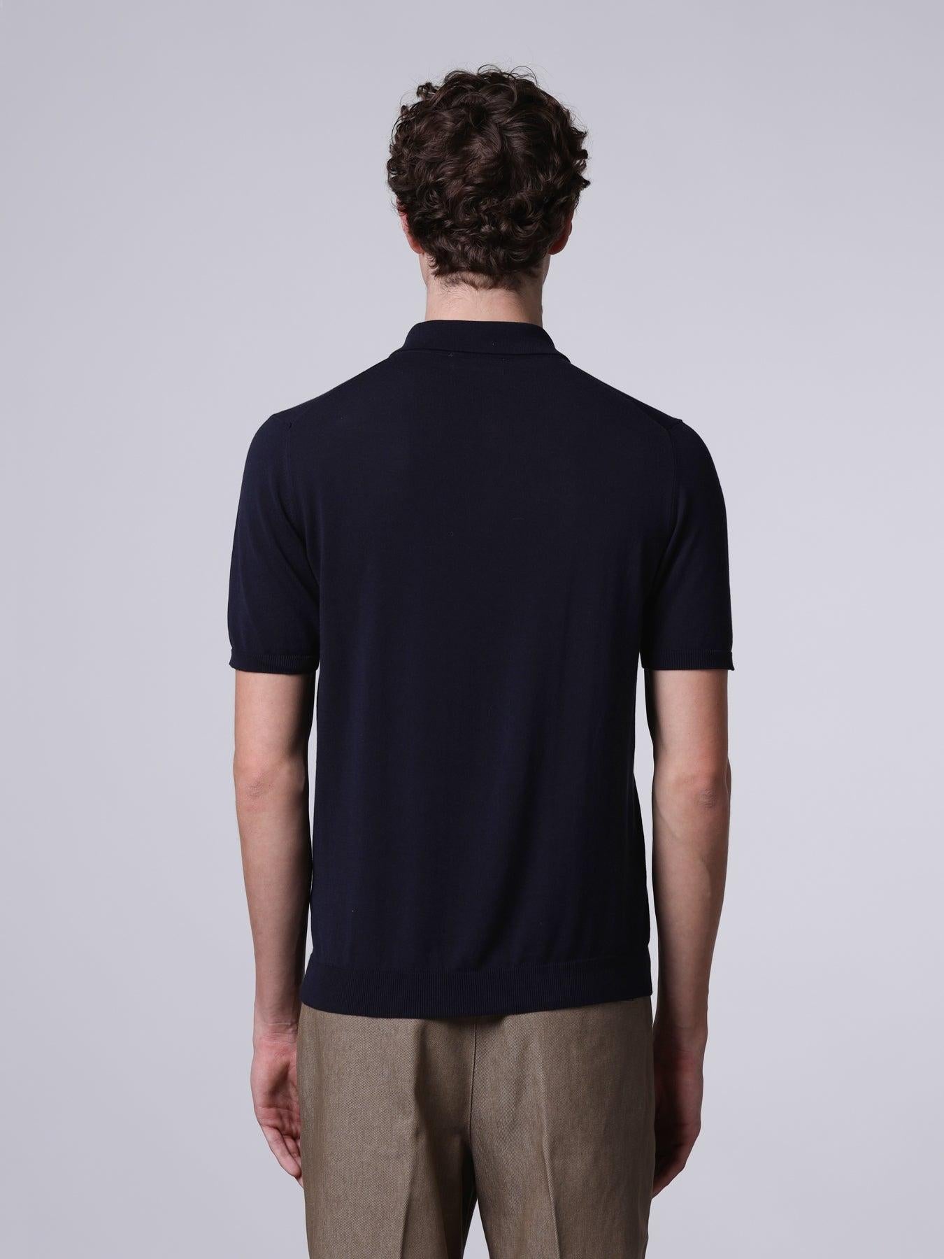 Polo in cotone regular<BR/> 261MYA10024 10 ROBERTO COLLINA