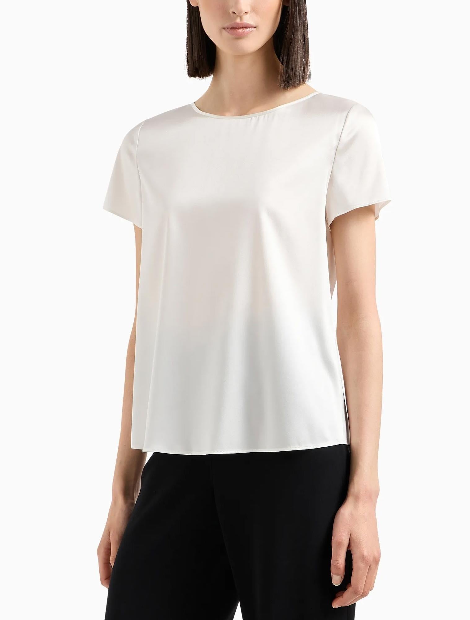 Blusa in seta<BR/> 8N2K152NXXZ 0101 ARMANI