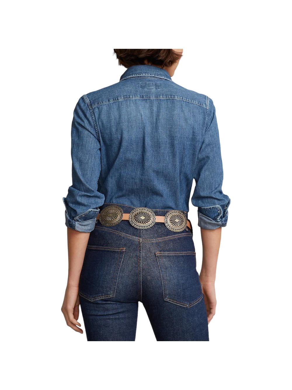 Camicia donna in denim