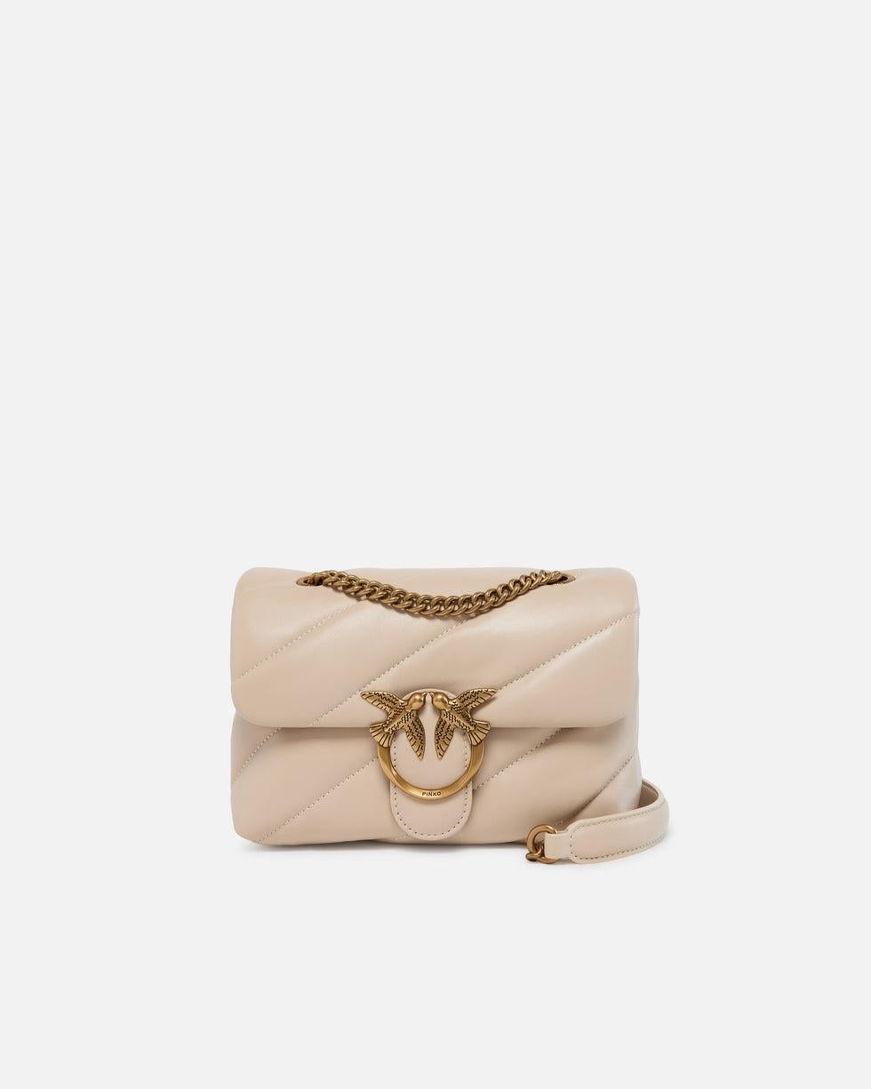 Borsa piccola a tracolla Love Bag Puff Maxi Quilt<BR/> 100039A0F2 C50Q PINKO