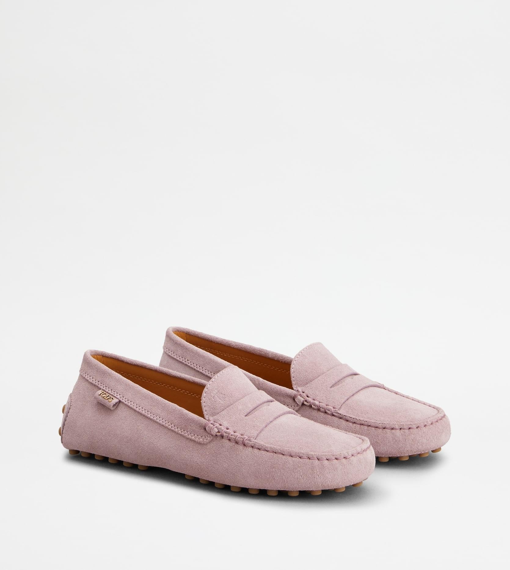 Mocassino Gommino in Pelle Scamosciata<BR/> XXW22L00010RE0 L032 TOD'S
