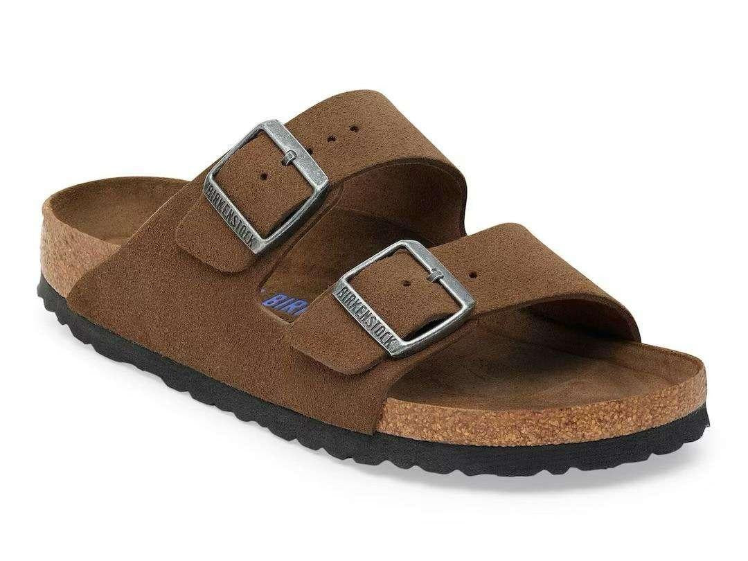 Ciabatta Arizona plantare morbido 1030865ARIZONA DARKTEA BIRKENSTOCK