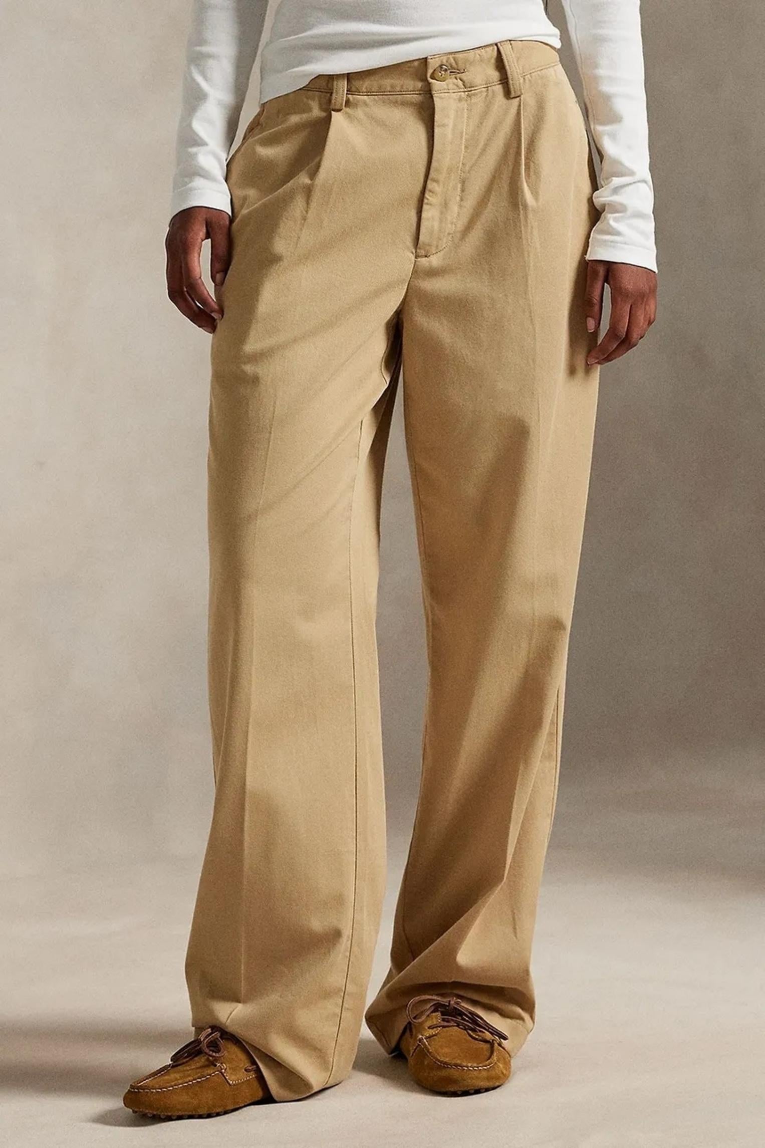 Pantalone donna in misto cotone 211A96676 001 RALPH LAUREN