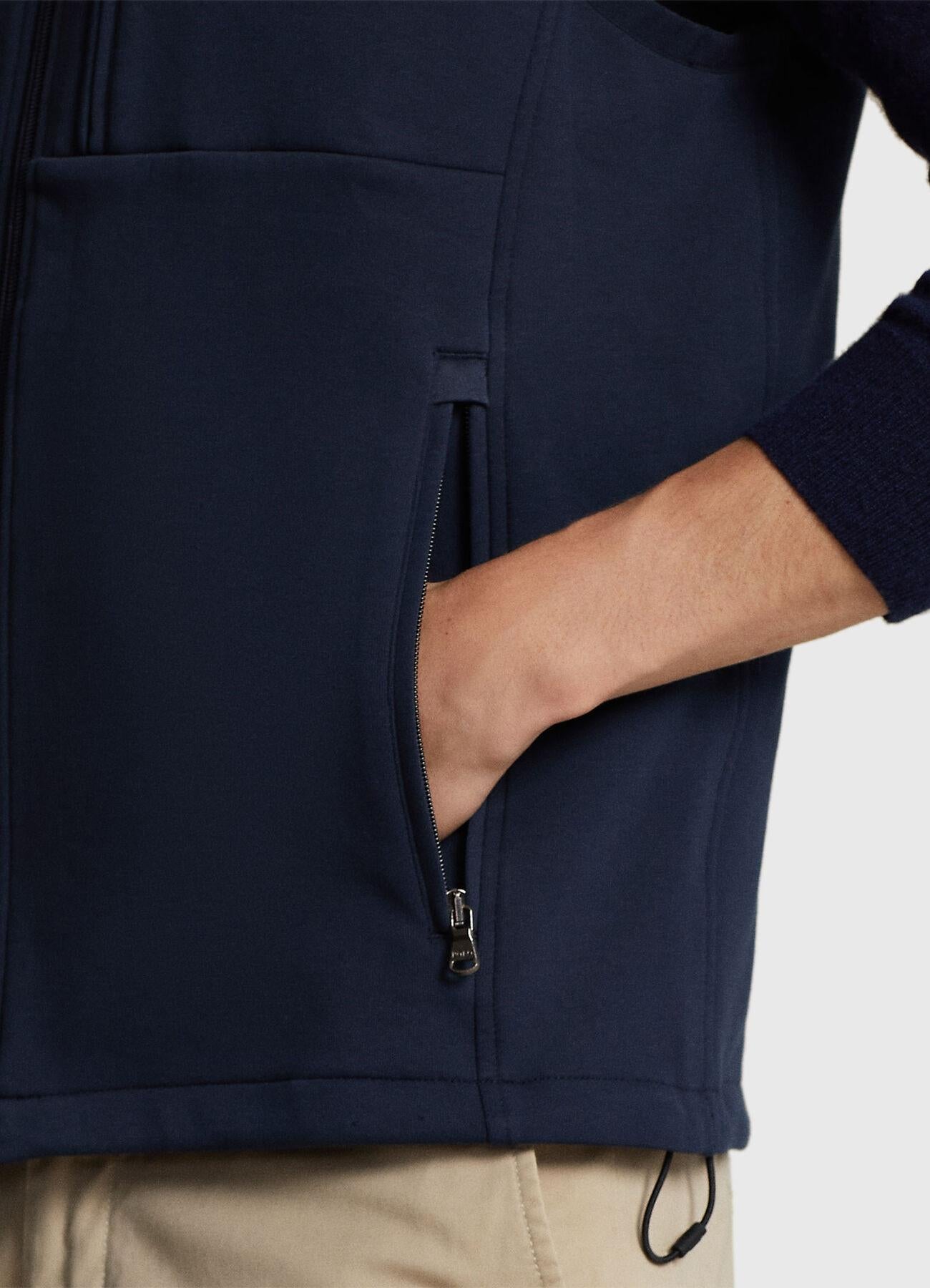 Gilet uomo in misto cotone sportivo