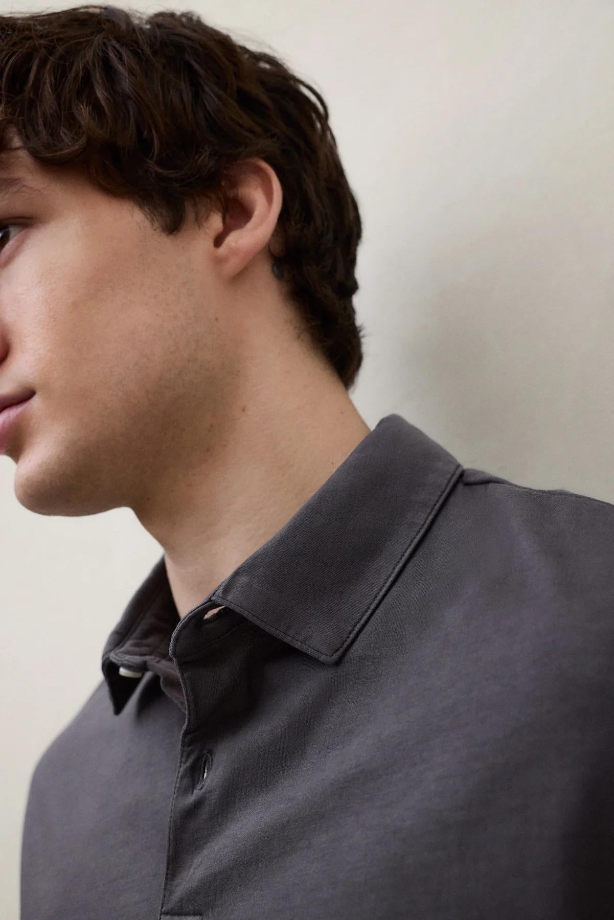 Polo Theo Grigio Scuro<BR/><BR/> THEO 303 ECOALF