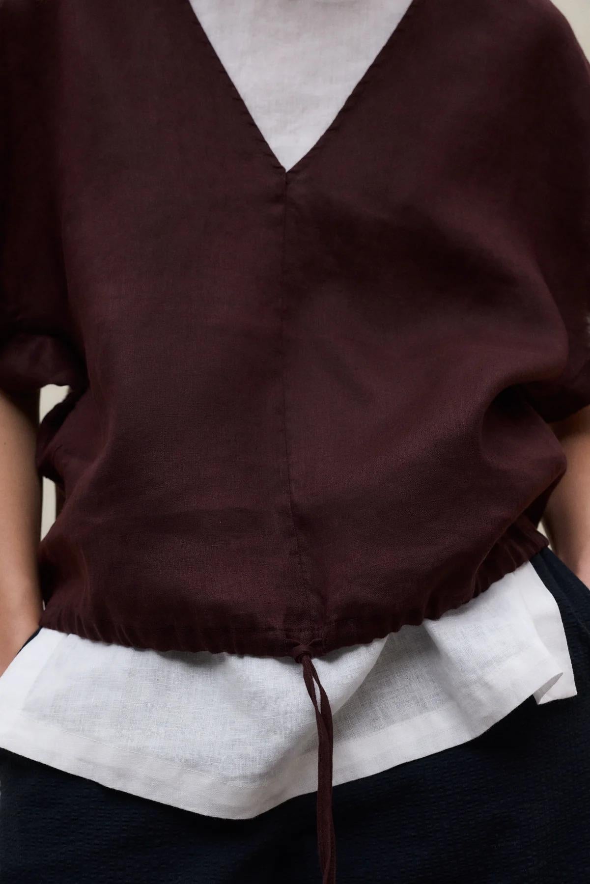 Camicia Dora Marrone<BR/><BR/> DORA 538 ECOALF