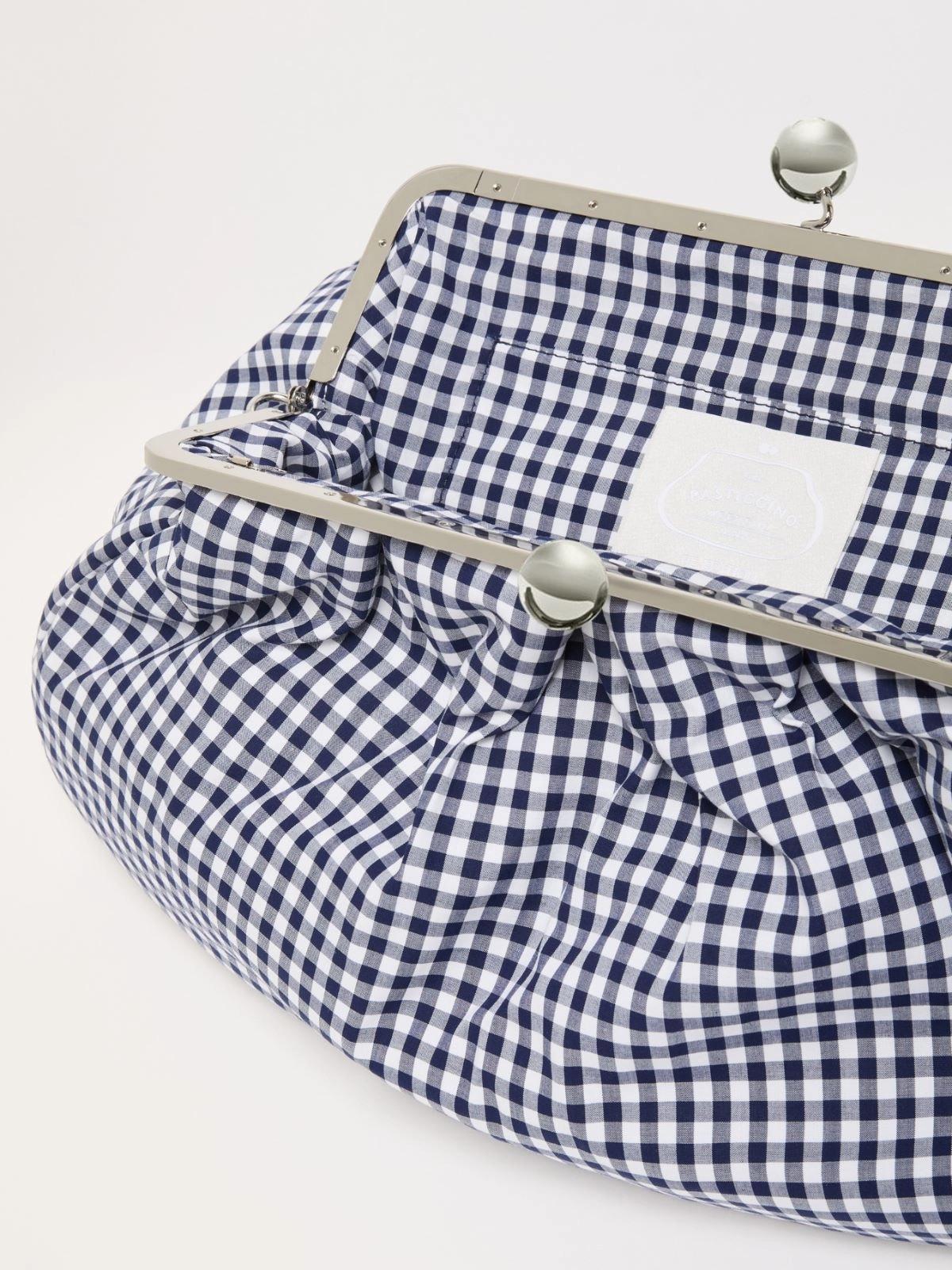 WKABETA<BR/>Pasticcino Bag large in cotone Vichy WKABETA 008 WEEKEND
