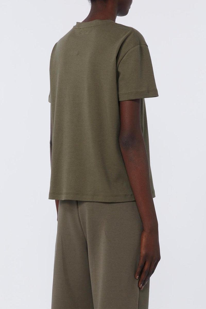 T-shirt in jersey con ricamo SMMBELLA 009 S MAX MARA