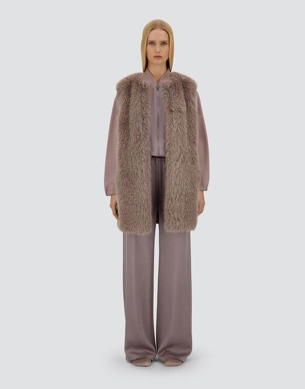 GILET RESORT IN FULLNESS FAUX FUR GC00065DR12627 4400 HERNO
