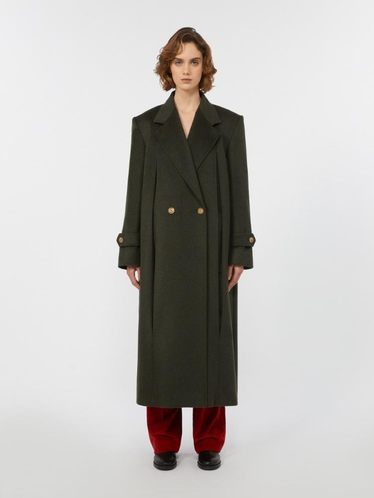Cappotto in drap di lana<BR/> SMALTO 087 WEEKEND