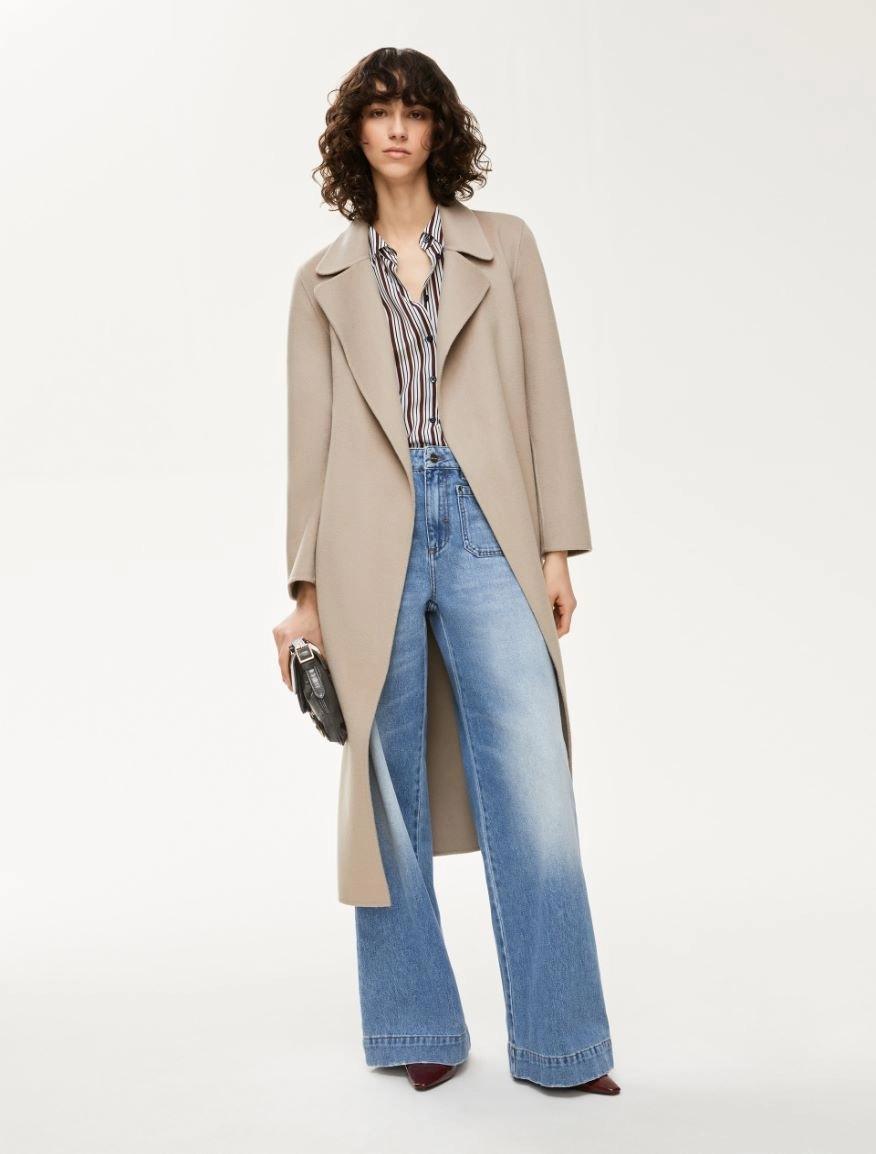 Cappotto a vestaglia in misto lana REUS 002 IBLUES