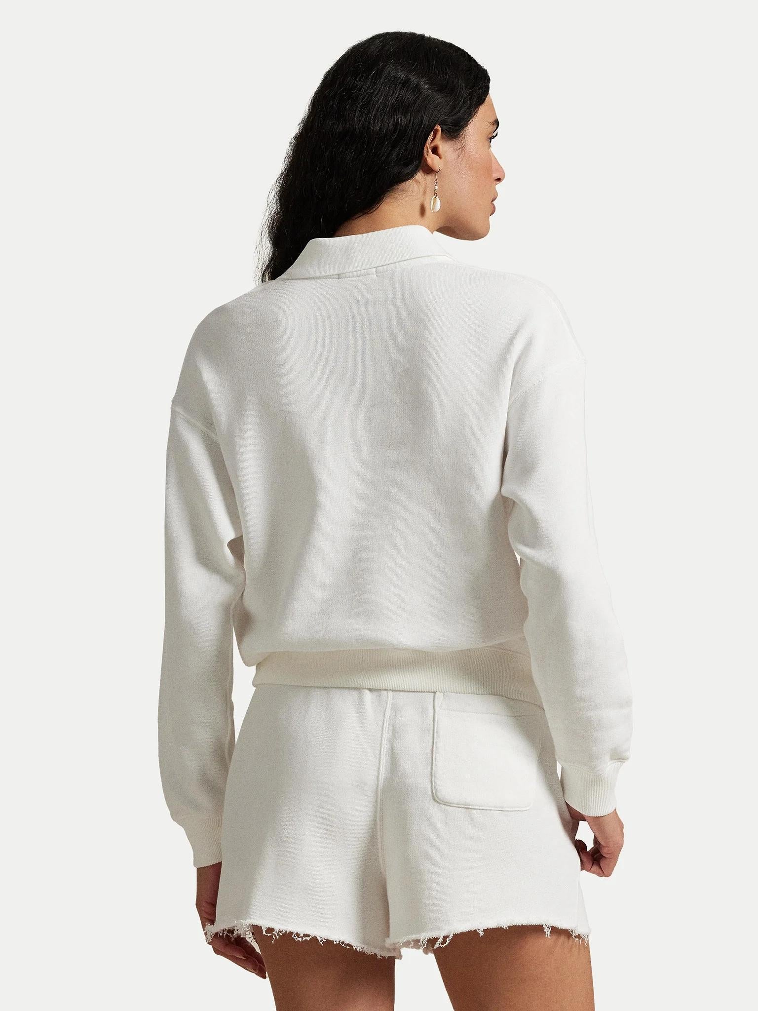 Polo donna in felpa leggera 211965097 002 RALPH LAUREN