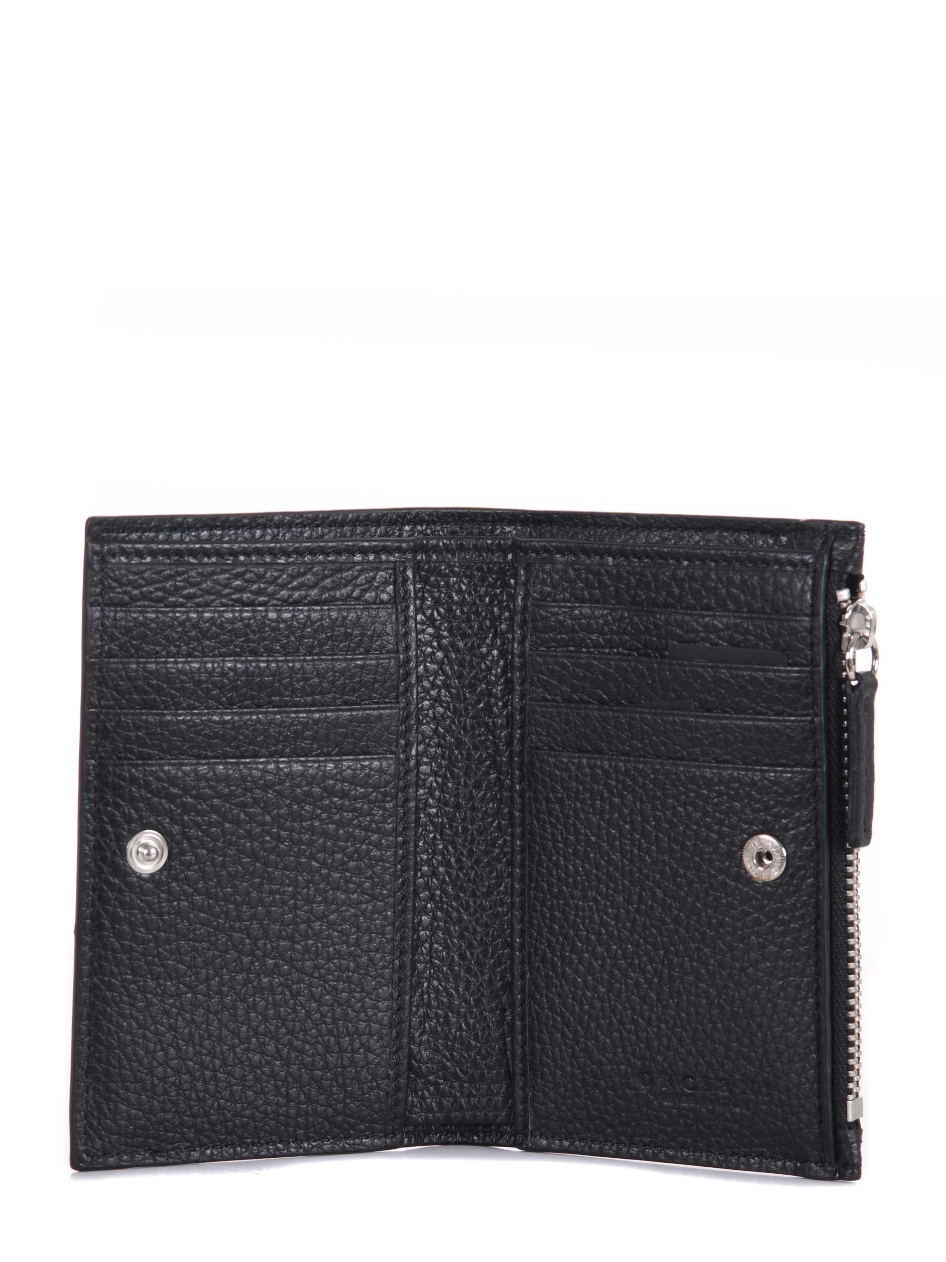 Portafogli Orciani in pelle martellata nero<BR/> SU0129MIC NERO ORCIANI