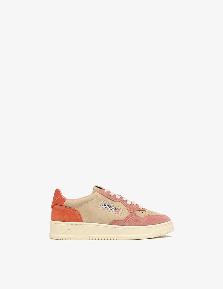 Medalist in suede color rosa e rosso AULW TS26 AUTRY ACTION SHOES