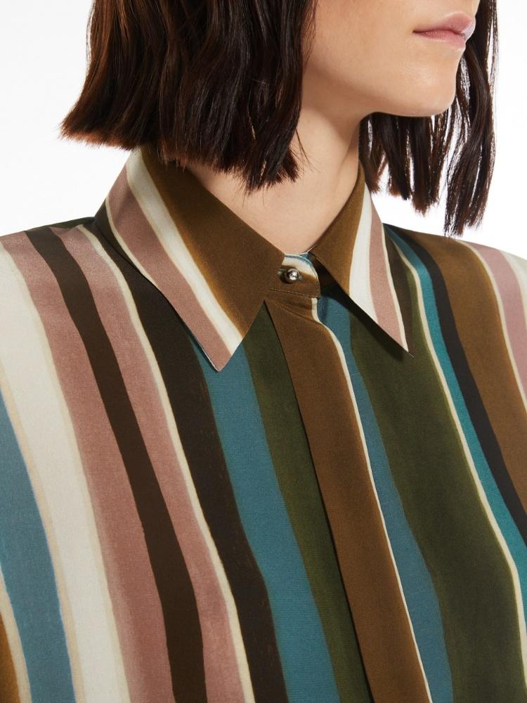 Camicia in crêpe de Chine fantasia<BR/> ARPE 004 MAX MARA STUDIO