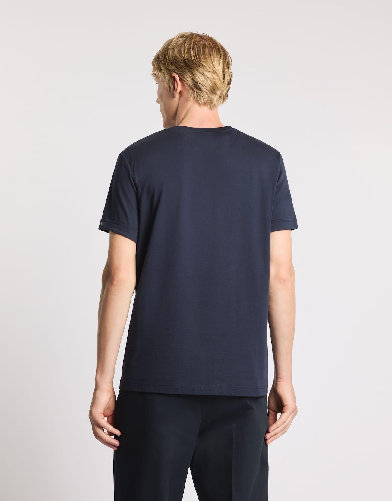 T-shirt Regular Fit in Jersey di Cotone<BR/> NPMB3521330UCX U806 FAY