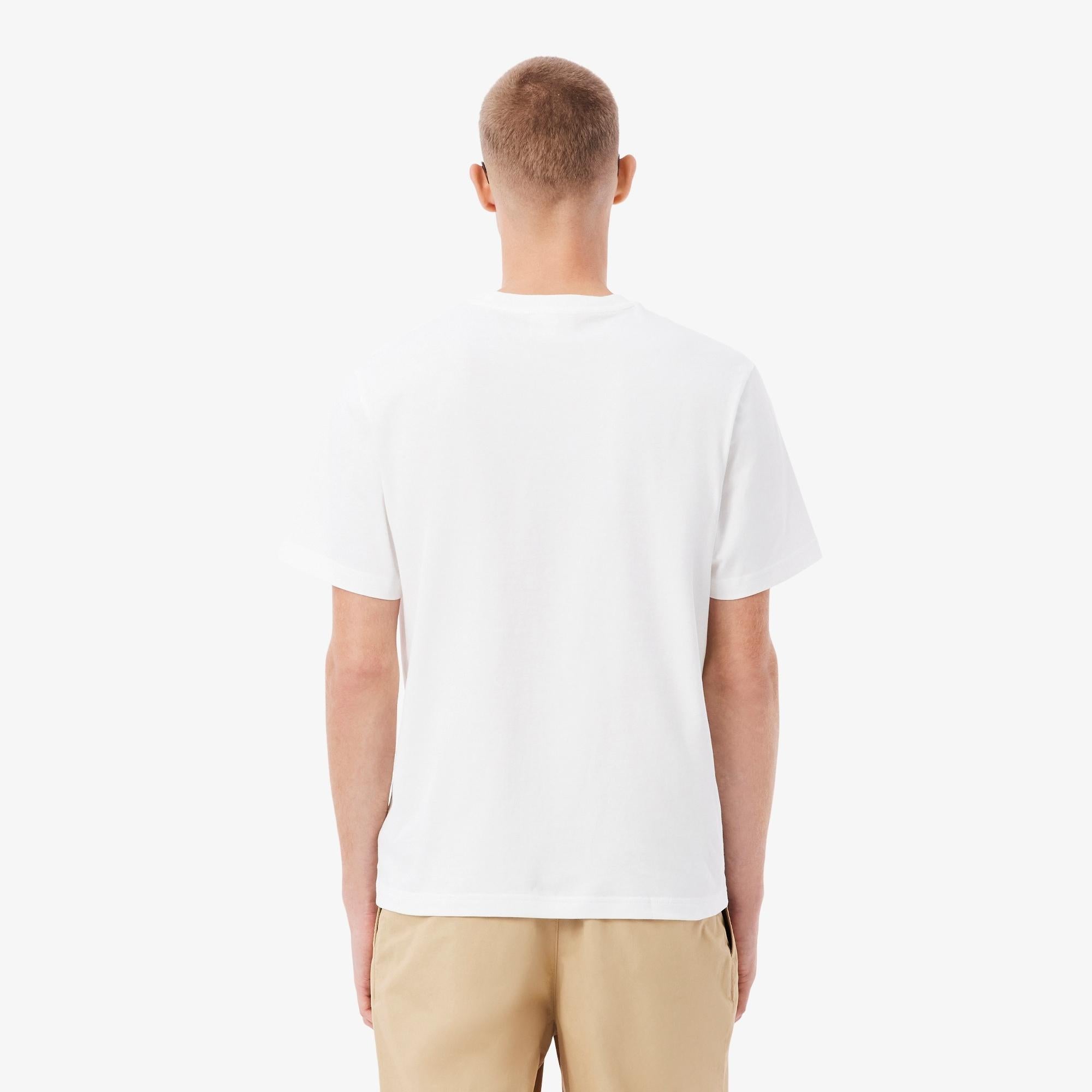 T-shirt uomo in cotone TH7318 001 LACOSTE
