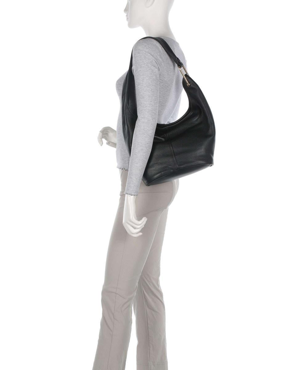 Sonny Borsa hobo pelle di vacchetta grana nero 30F4G2YL6L 001 MICHAEL KORS