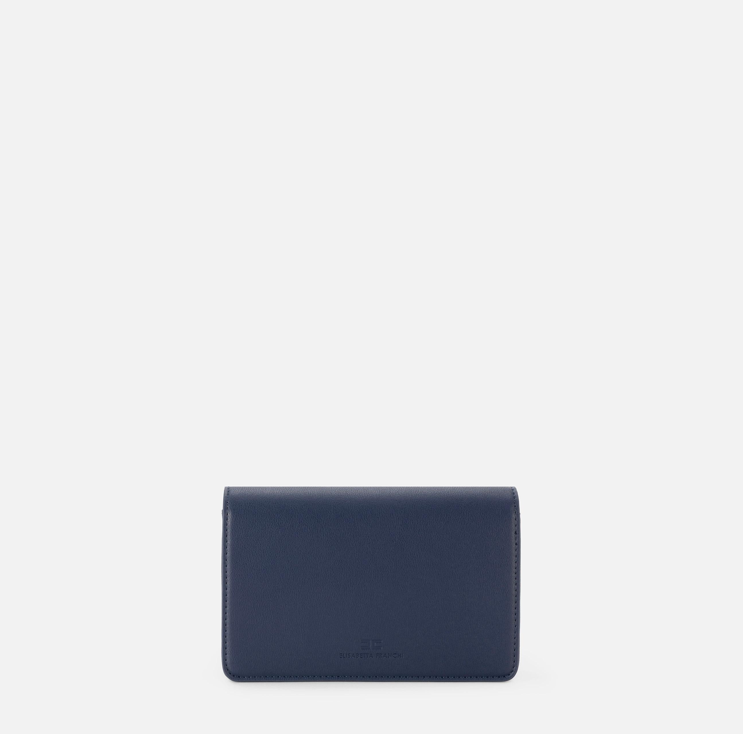 Borsa a tracolla con placca logo