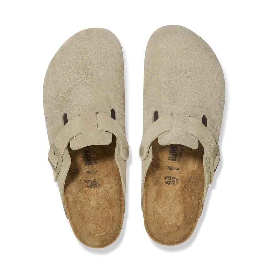 Sabot in pelle scamosciata Boston 1025844BOSTON KHAKI BIRKENSTOCK