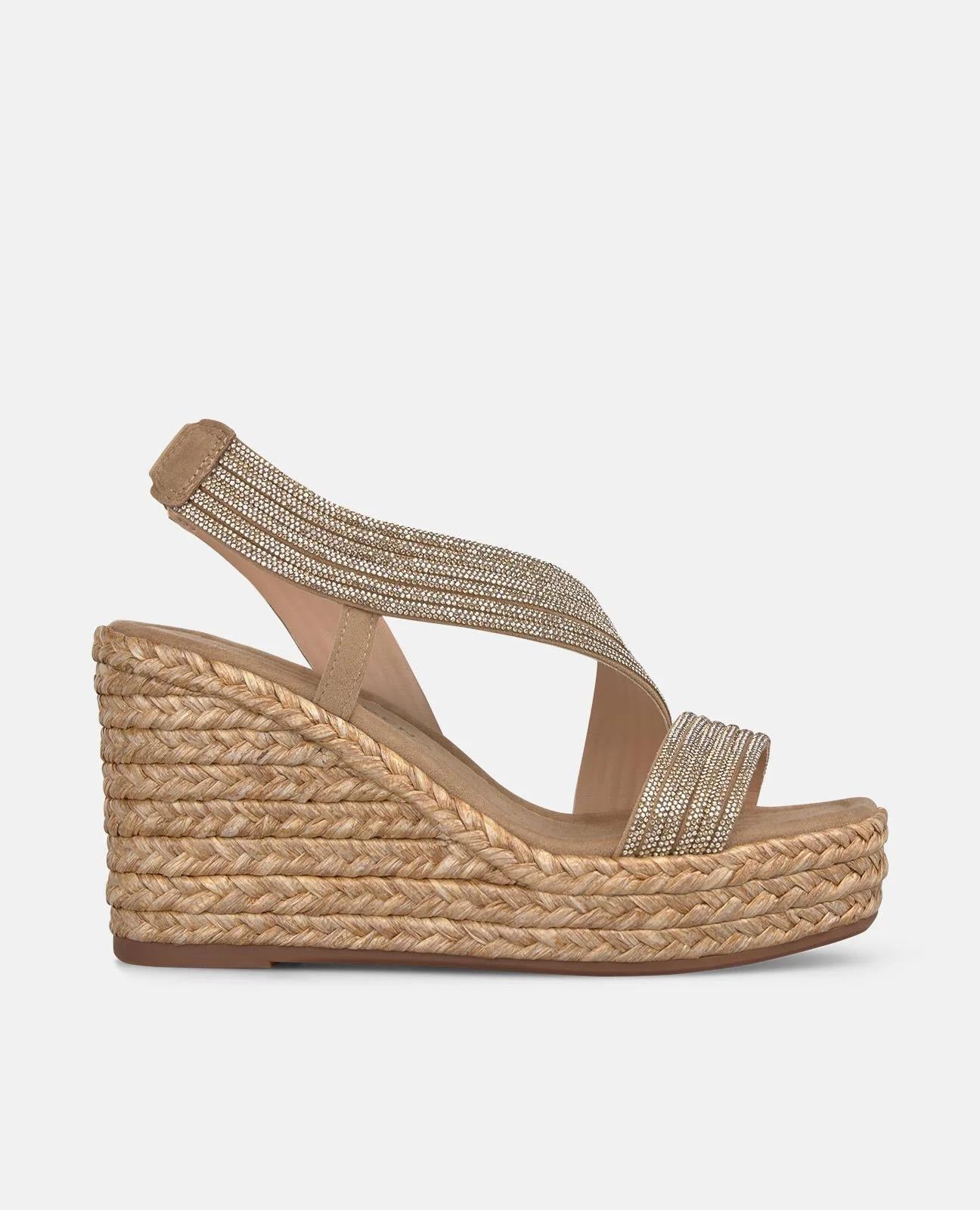 SANDALI CON ZEPPA E DOPPIO CINTURINO 51116 LUNAGOLD ALMA EN PENA