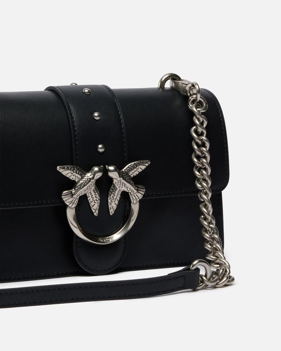 Borsa a tracolla piccola Love Bag One in pelle<BR/> 105856A0F1 Z99O PINKO
