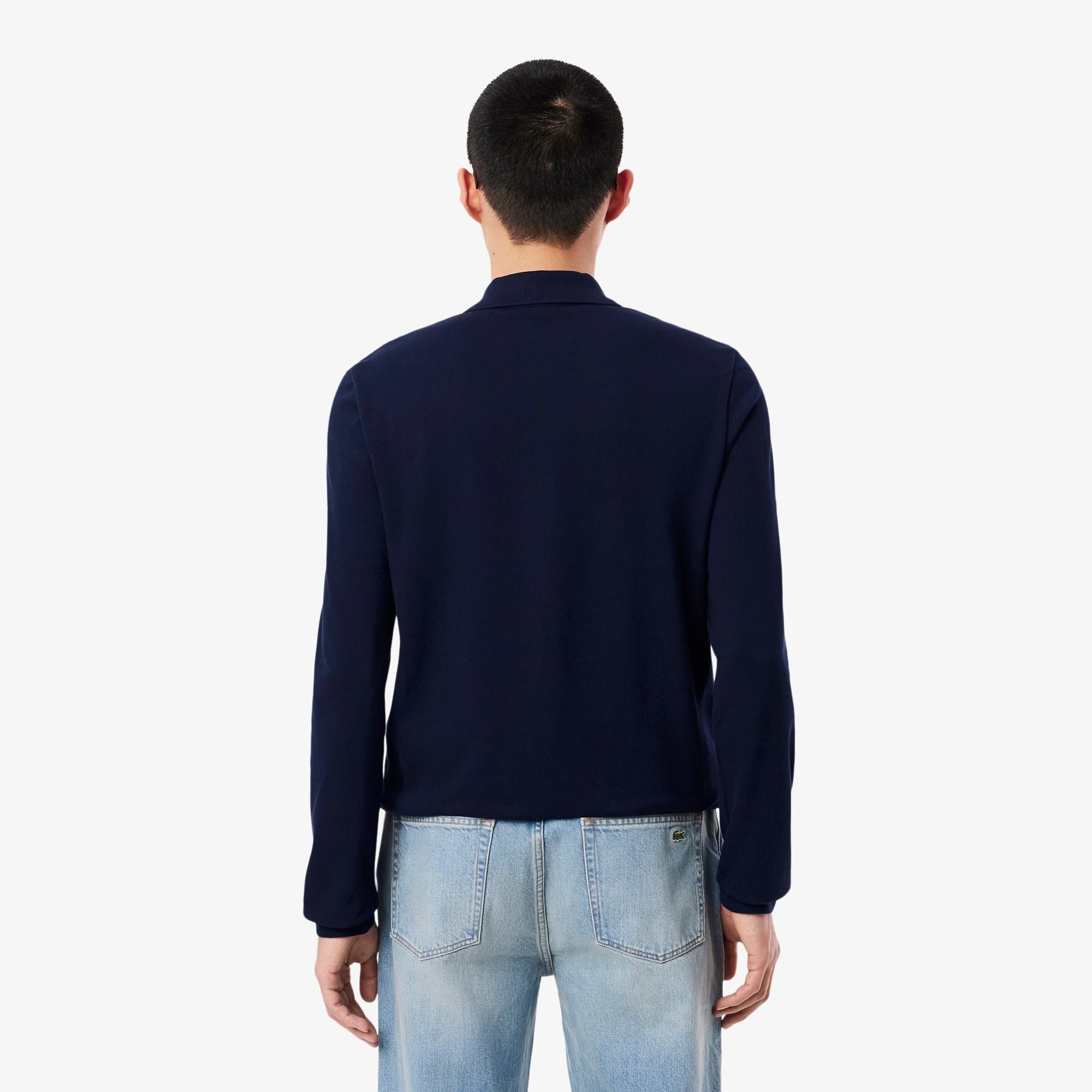 Polo in cotone a manica lunga L1312 166 LACOSTE