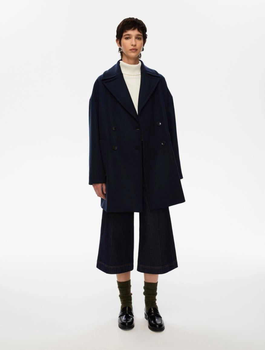 Cappotto corto in misto lana LUME 004 IBLUES