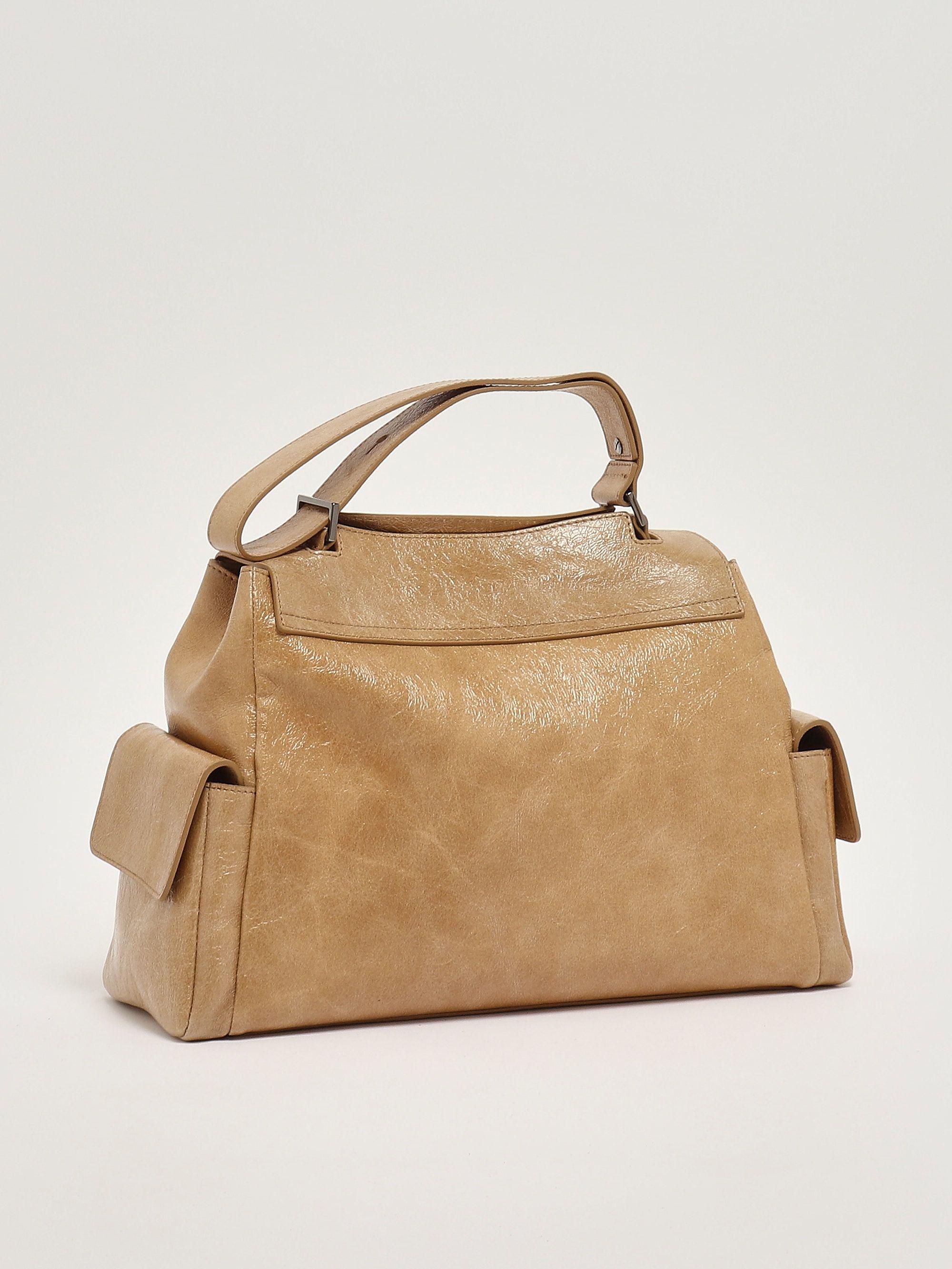 Borsa Sveva Stark Midi a spalla in pelle con tracolla BT2006STK BISCOTTO ORCIANI