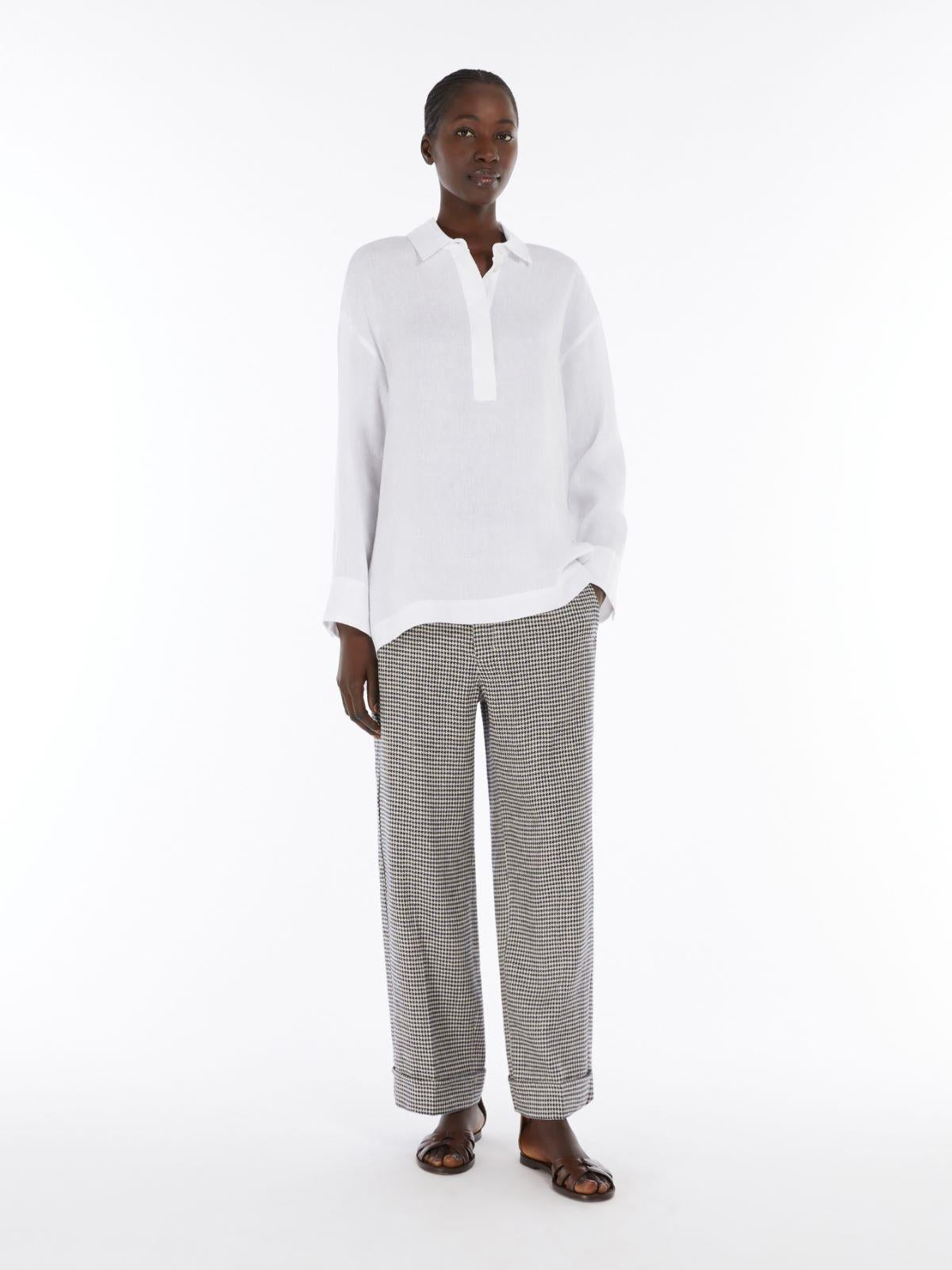 Camicia polo in tela di lino VARESE 006 S MAX MARA