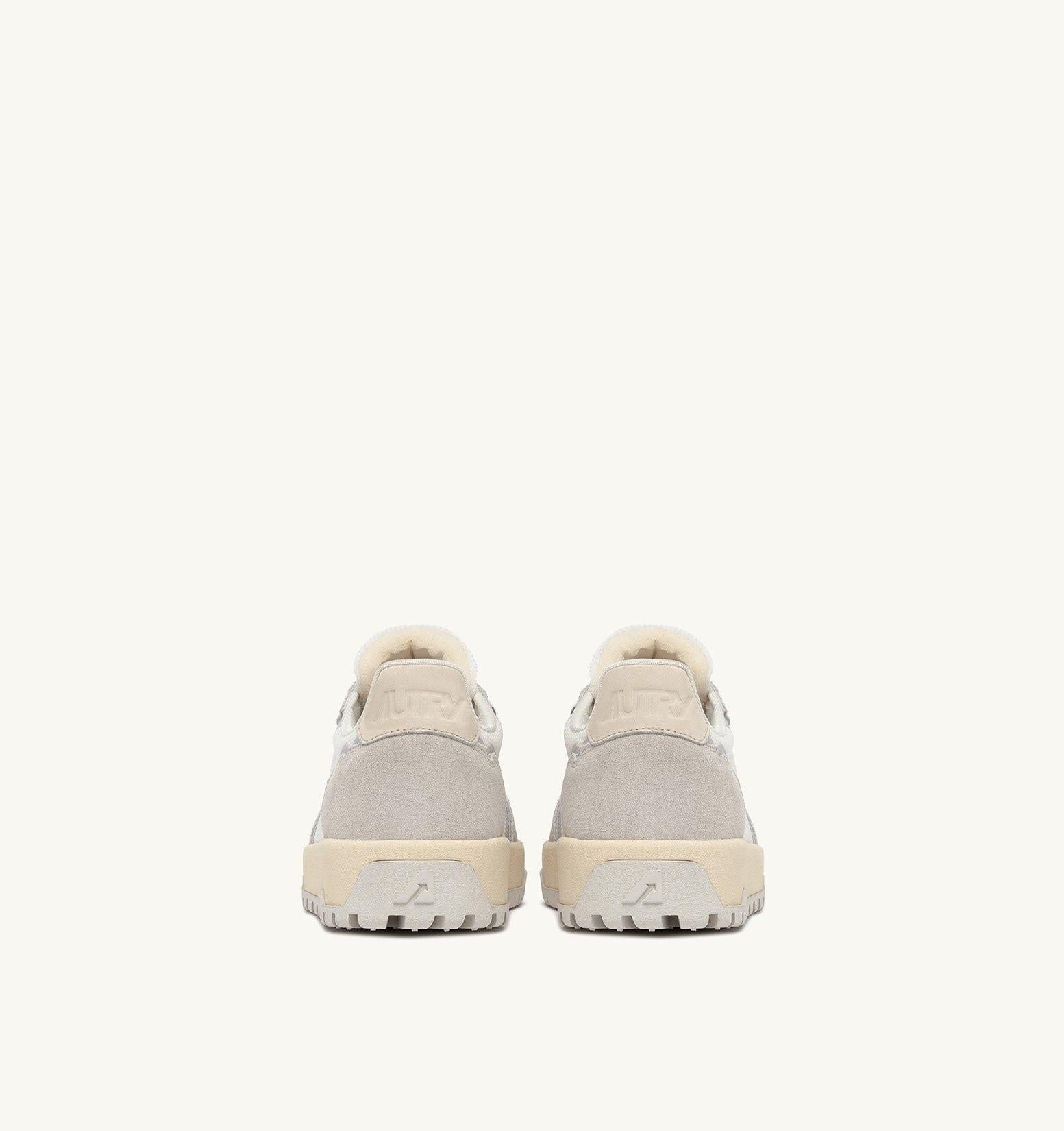 SNEAKERS WILDPACE LOW IN DRAGON MESH E SUEDE BIANCO E MARSHMALLOW<BR/> LDLM AK01 AUTRY ACTION SHOES