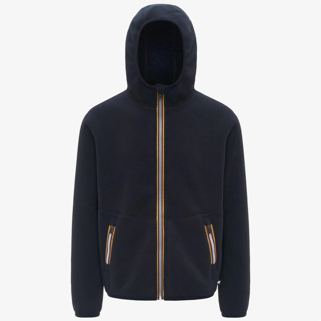 JACK SHERPA POLAR REVERSIBLE<BR/>BLUE DEPTH-BLUE DEPTH<BR/>Giacca in pile reversibile blu K3132NW A2B K-WAY