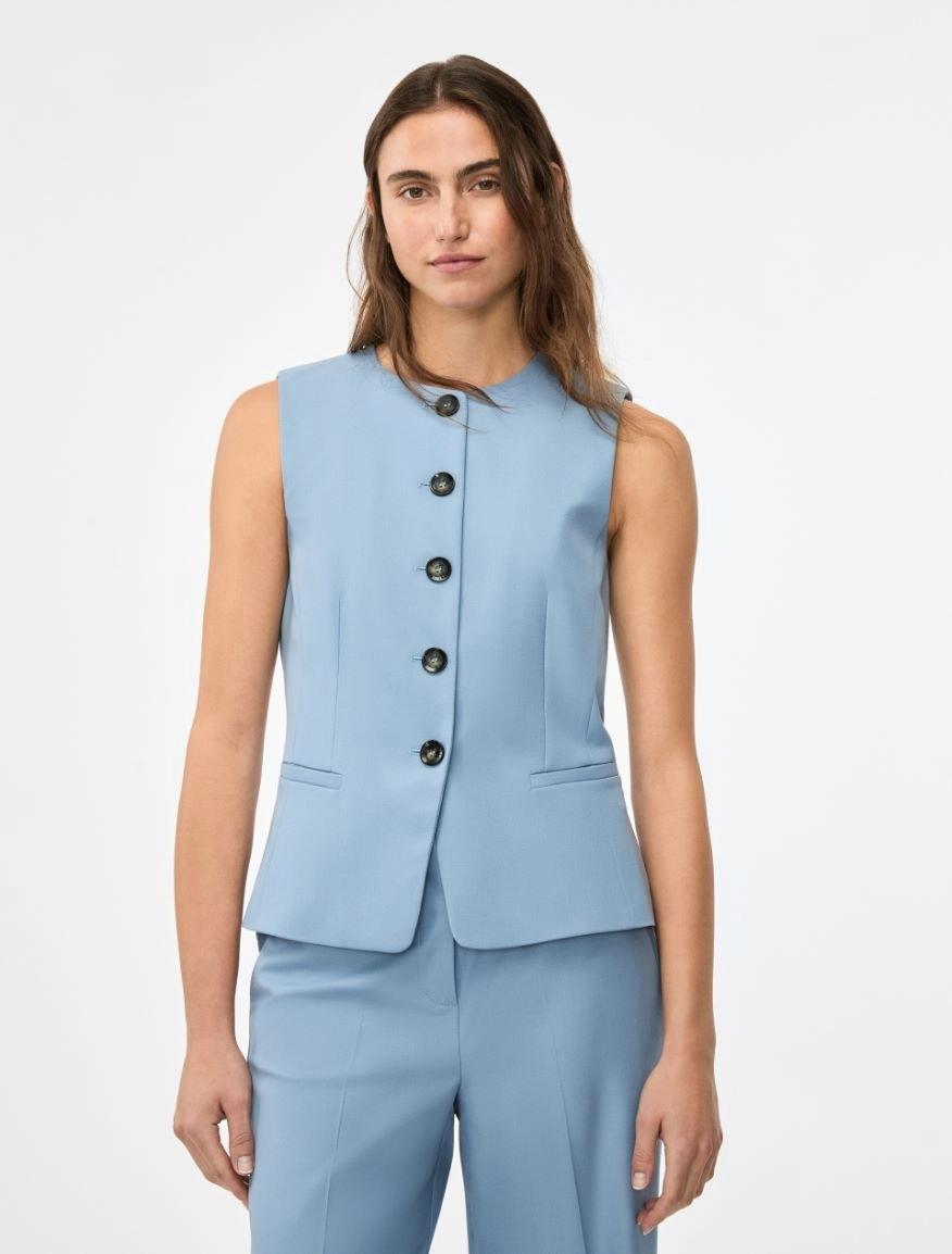 GILET GIROCOLLO<BR/>Carta Da Zucchero IBLZATTERA 003 IBLUES