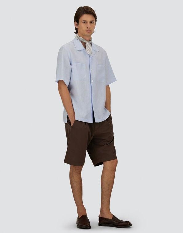 SHORTS IN SEER-CREASE<BR/> PT000192U12684 8800 HERNO